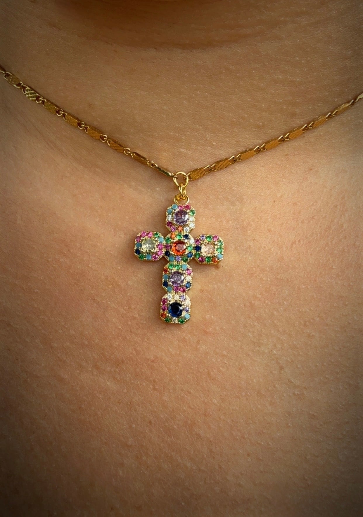 The Eliza Cross Necklace