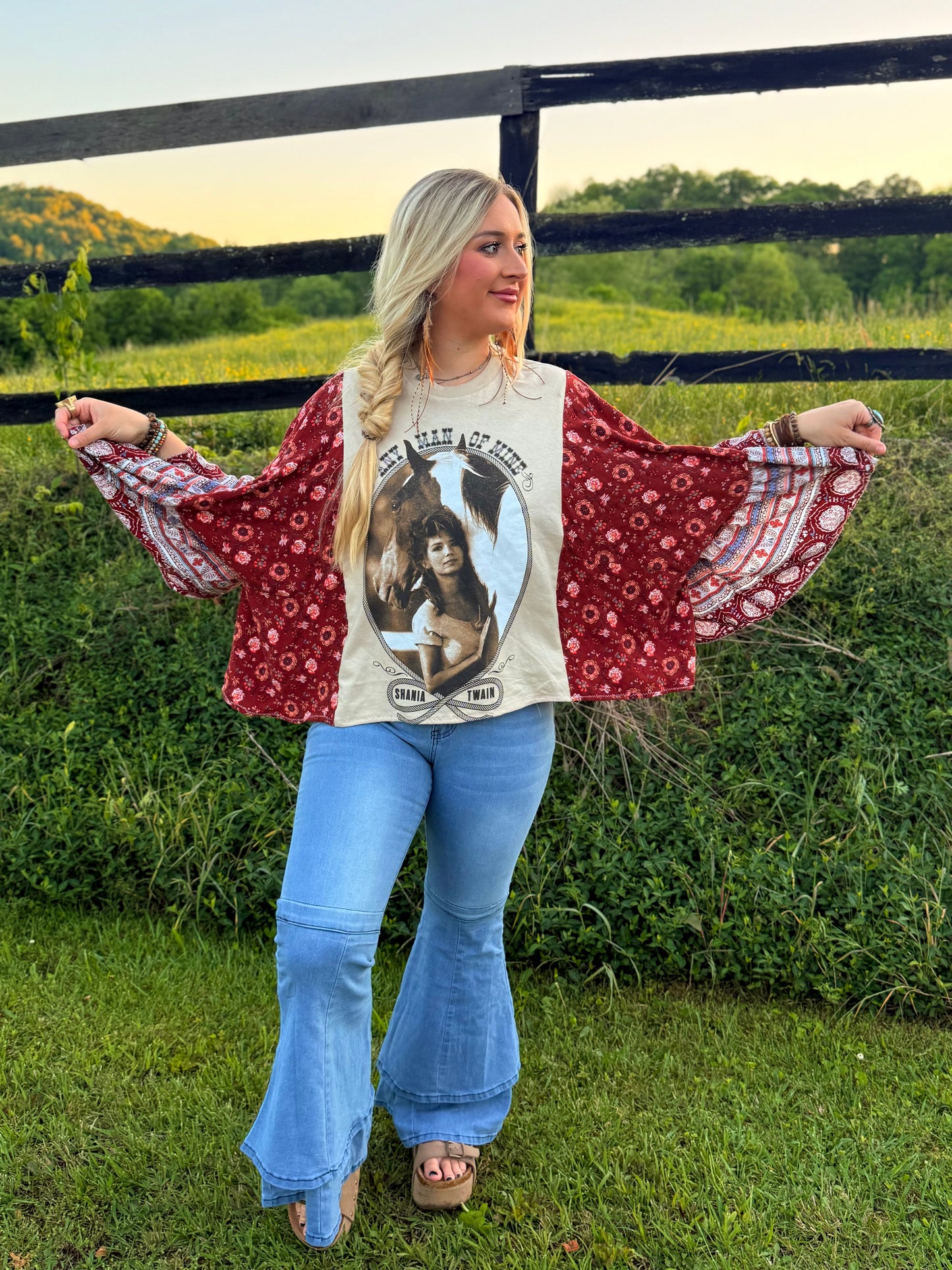 Shania Twain Upcycled Tee