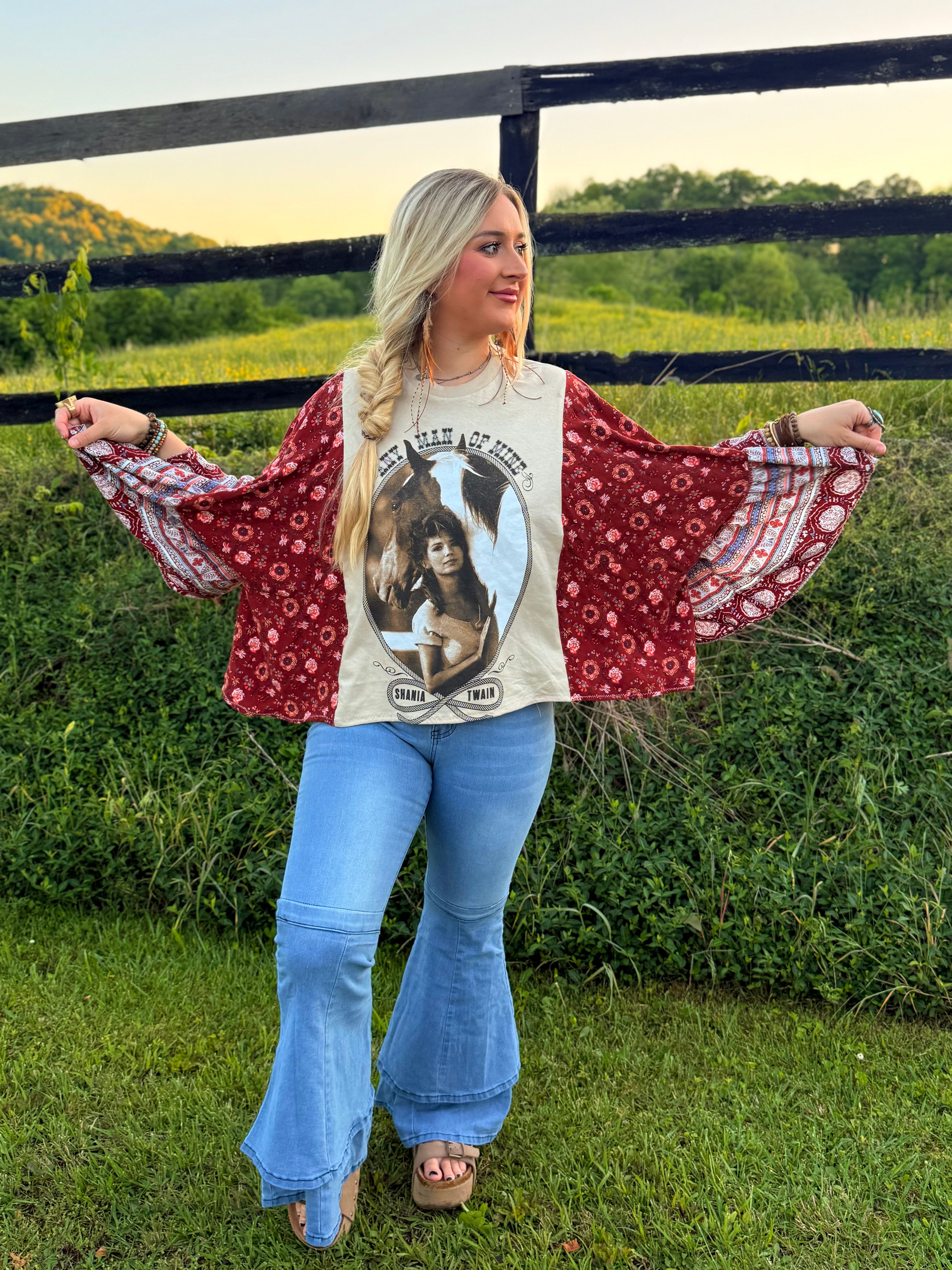 Shania Twain Upcycled Tee