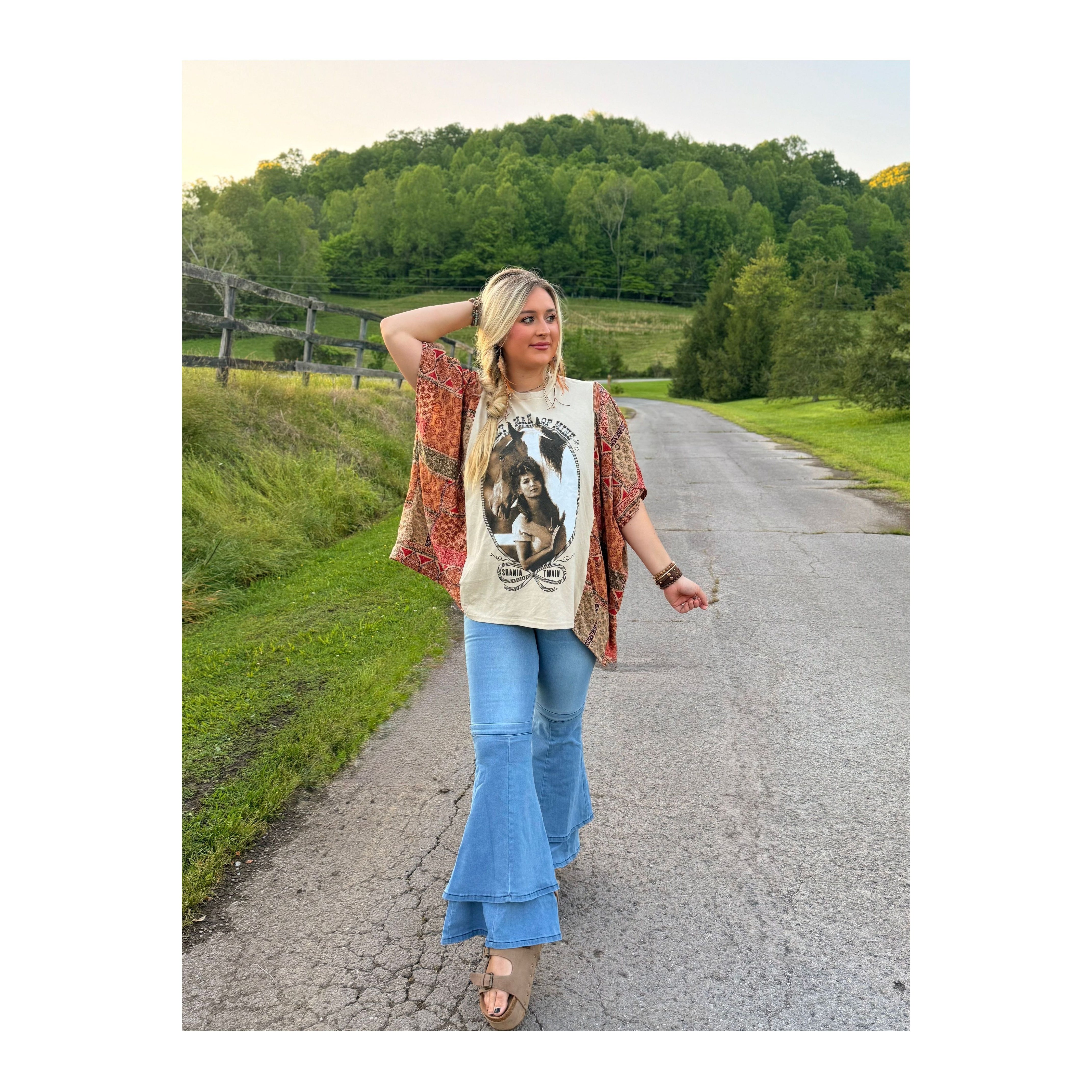 Shania Twain Upcycled Tee