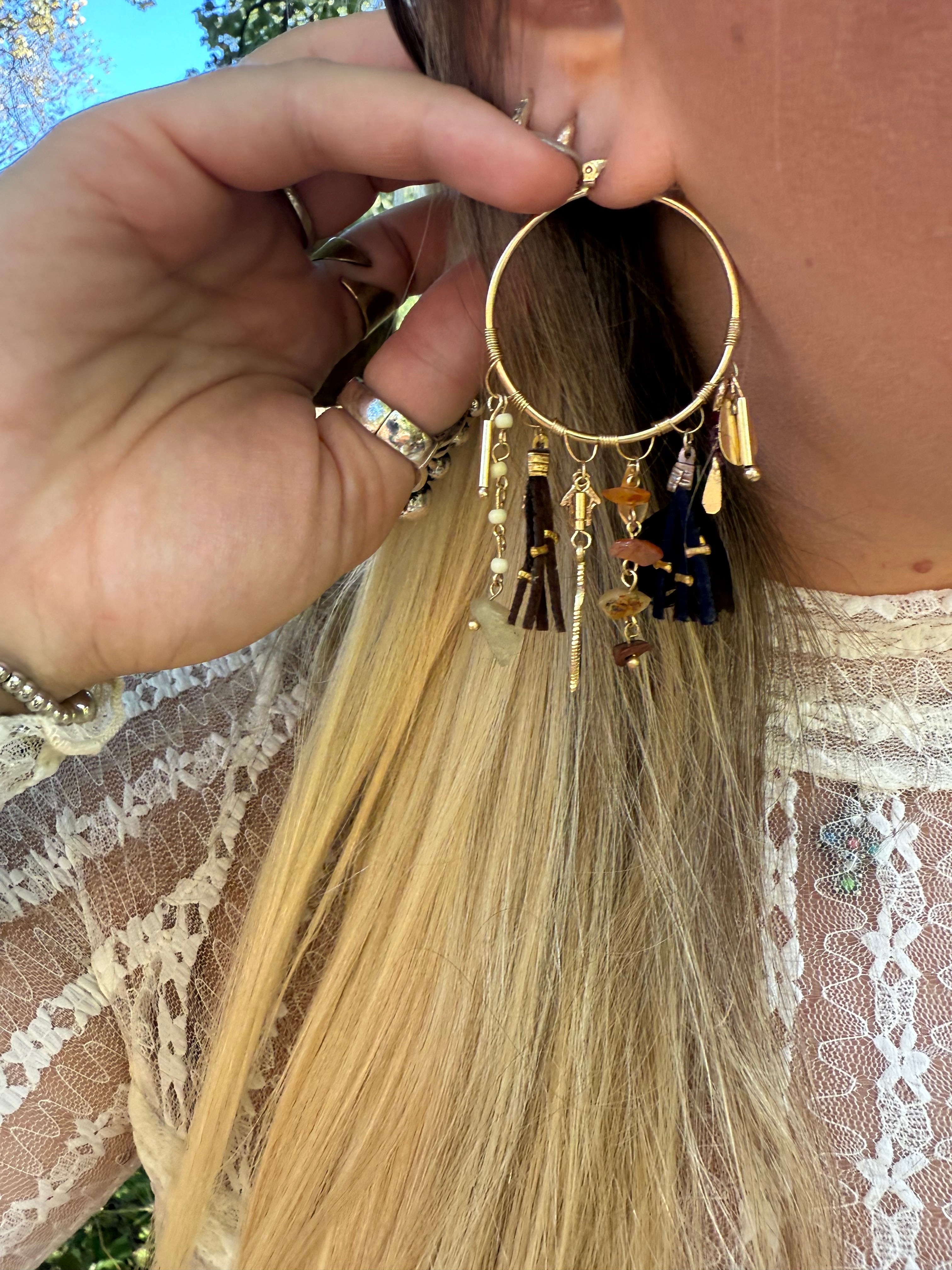 Full of Fun Hoop Earring