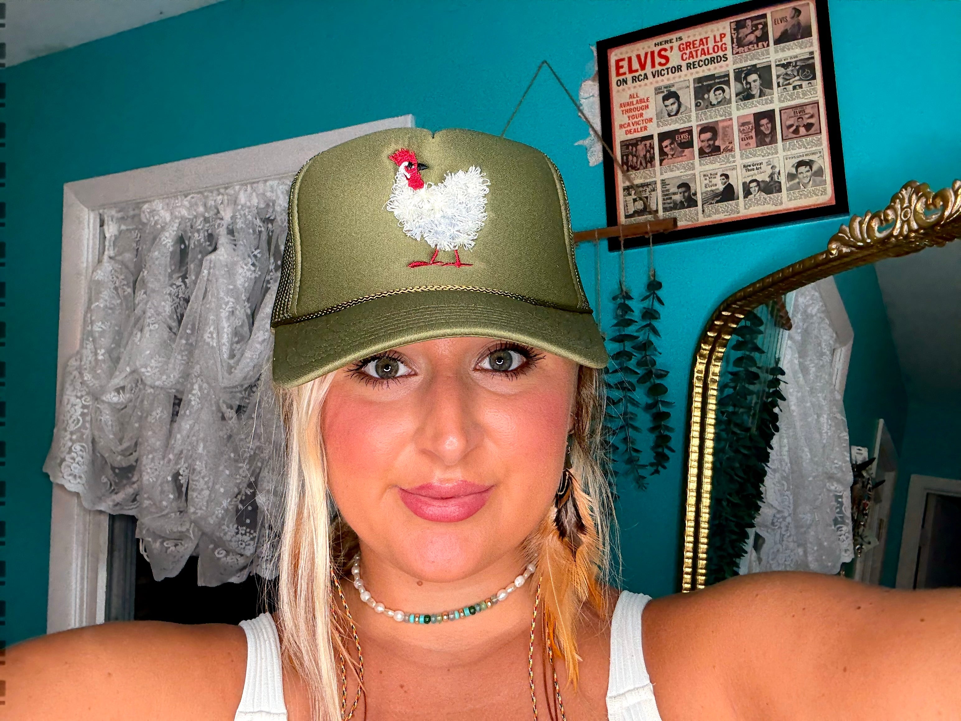 Fluffy Chicken Otto Hat