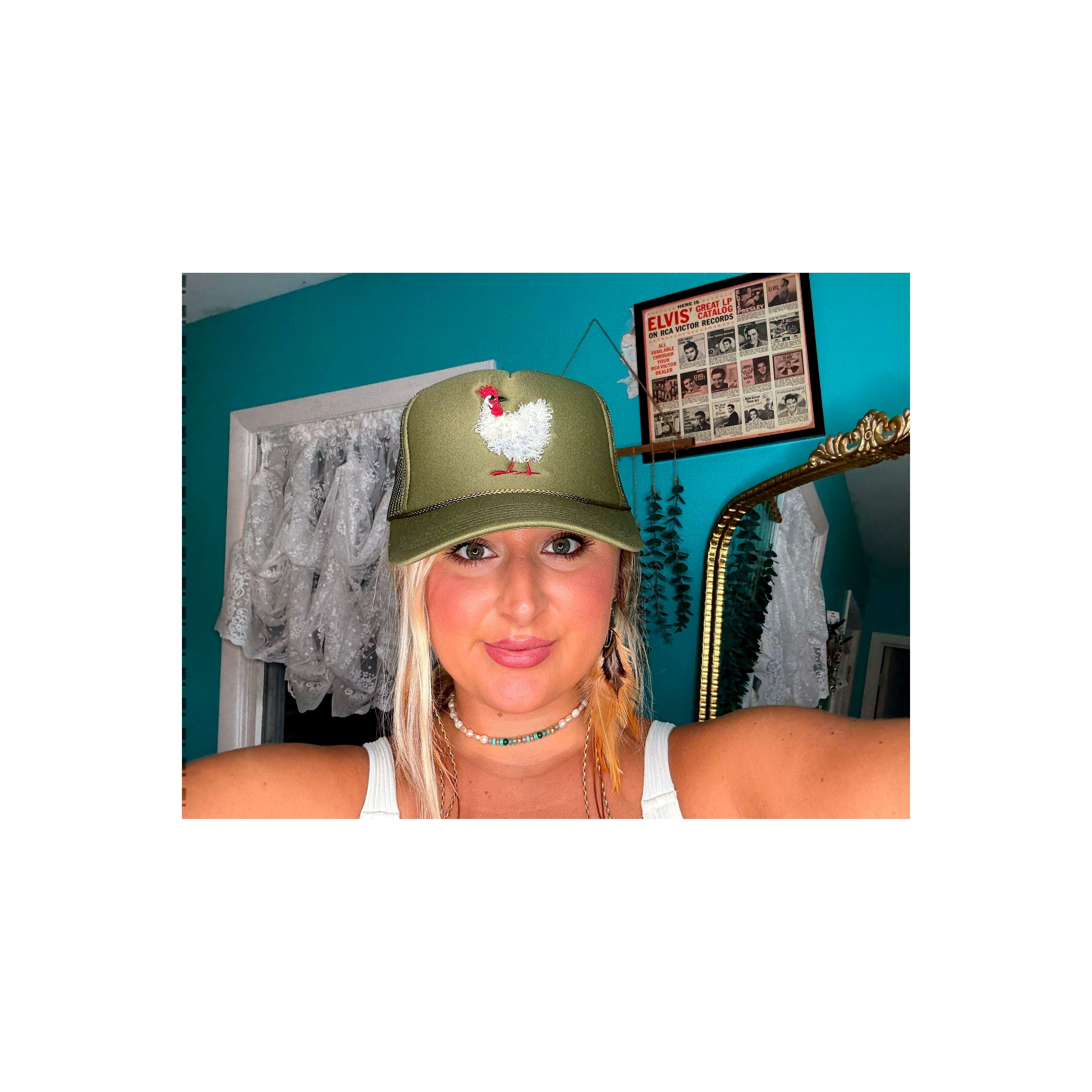 Fluffy Chicken Otto Hat