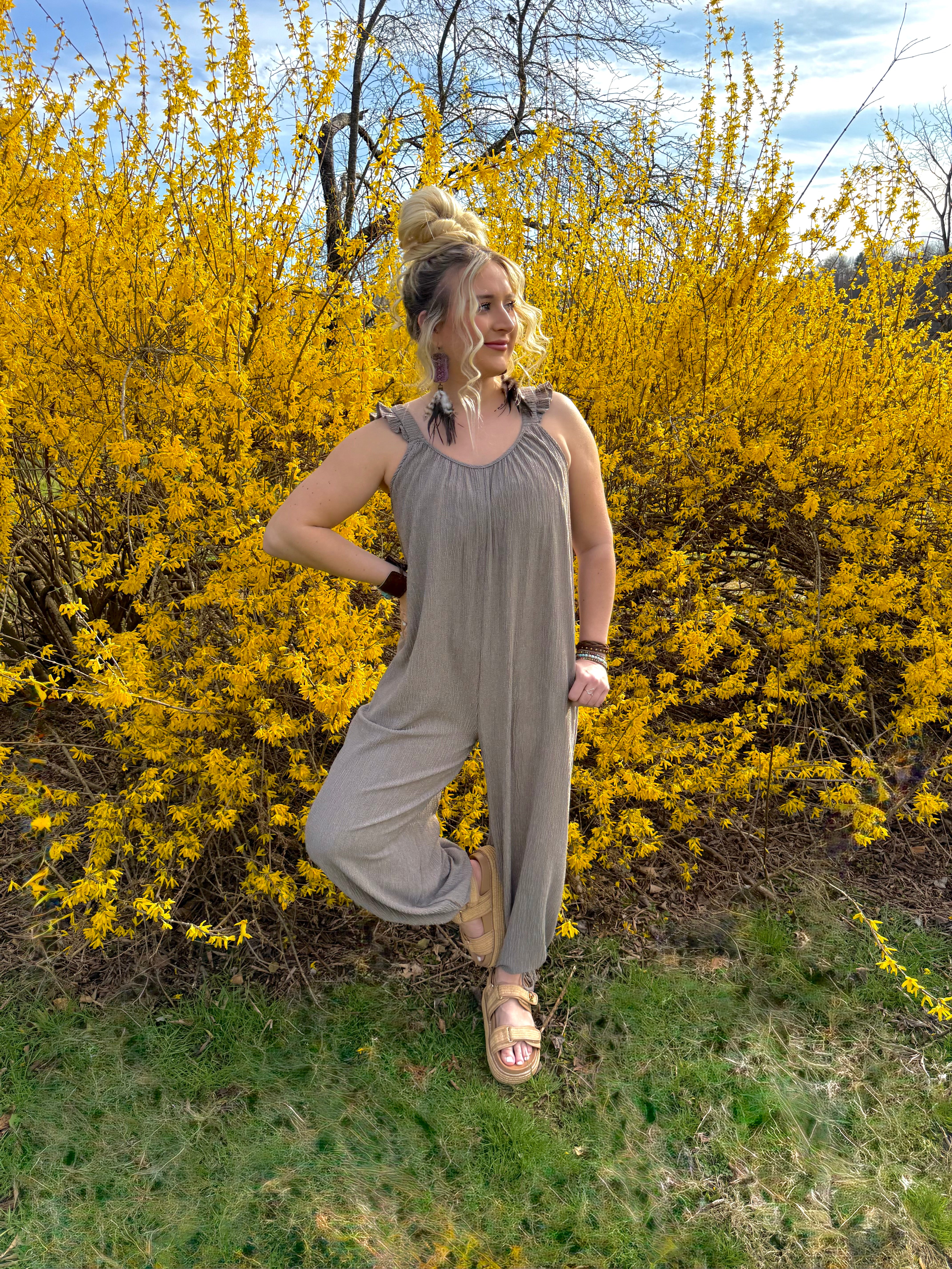 Wildflower Ruffle Jumpsuit