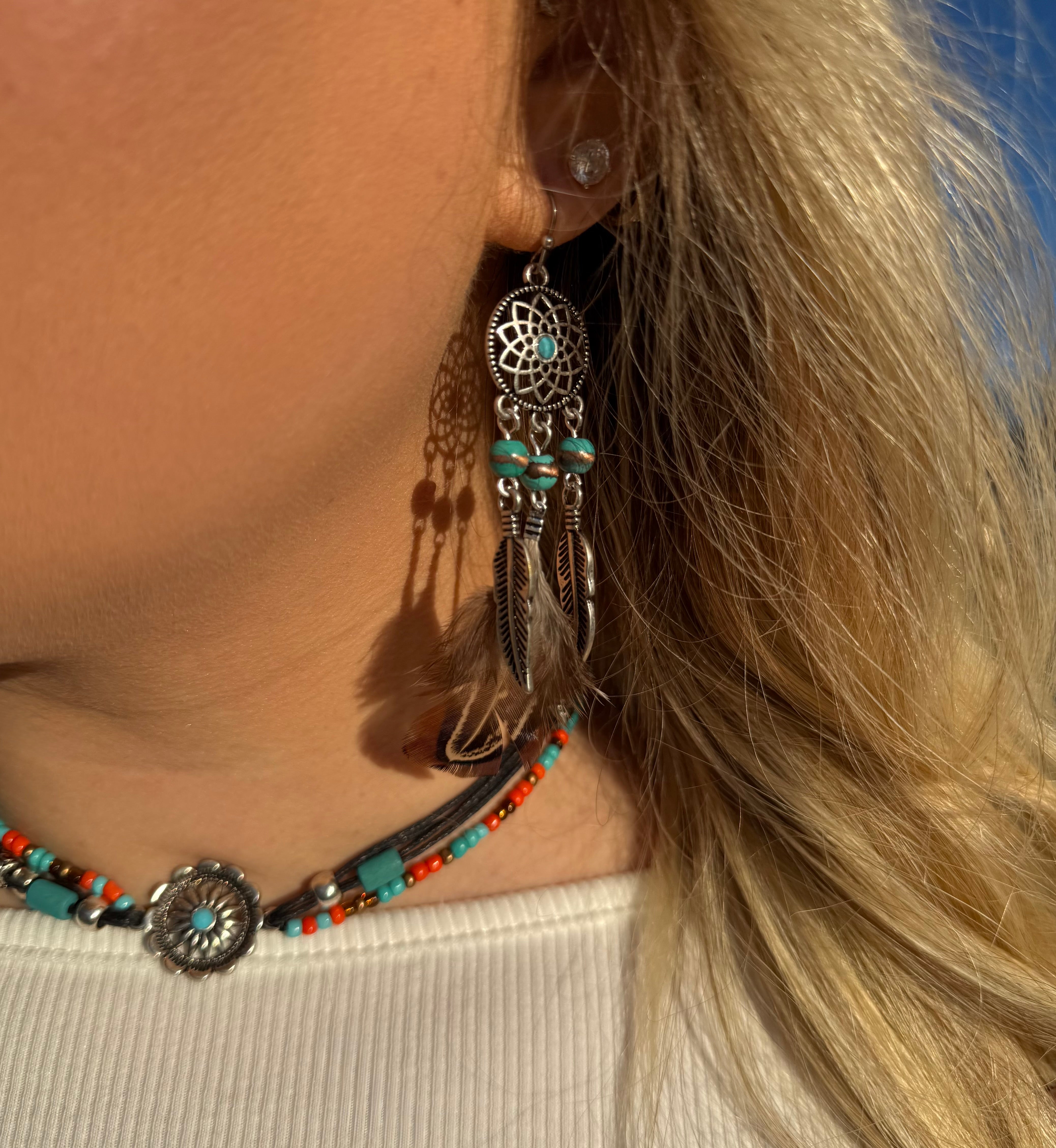 Dream Catcher Earring