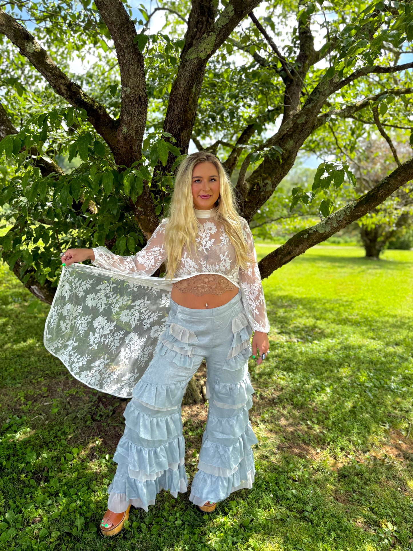 Oli & Hali: Tiered Ruffle Pant