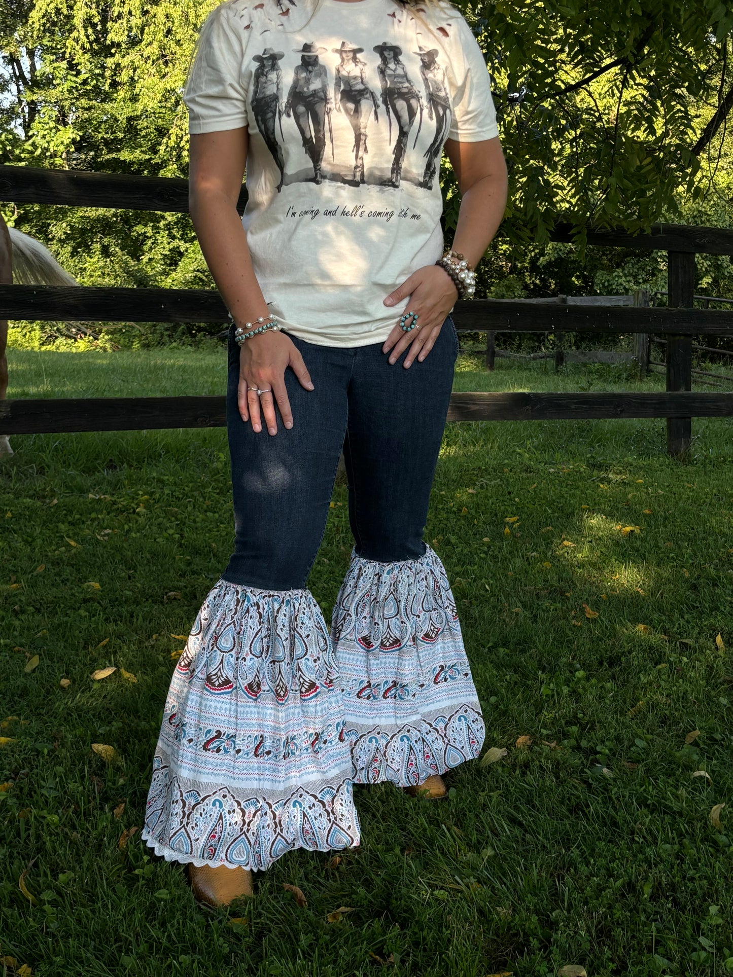 Flowy Printed Bells