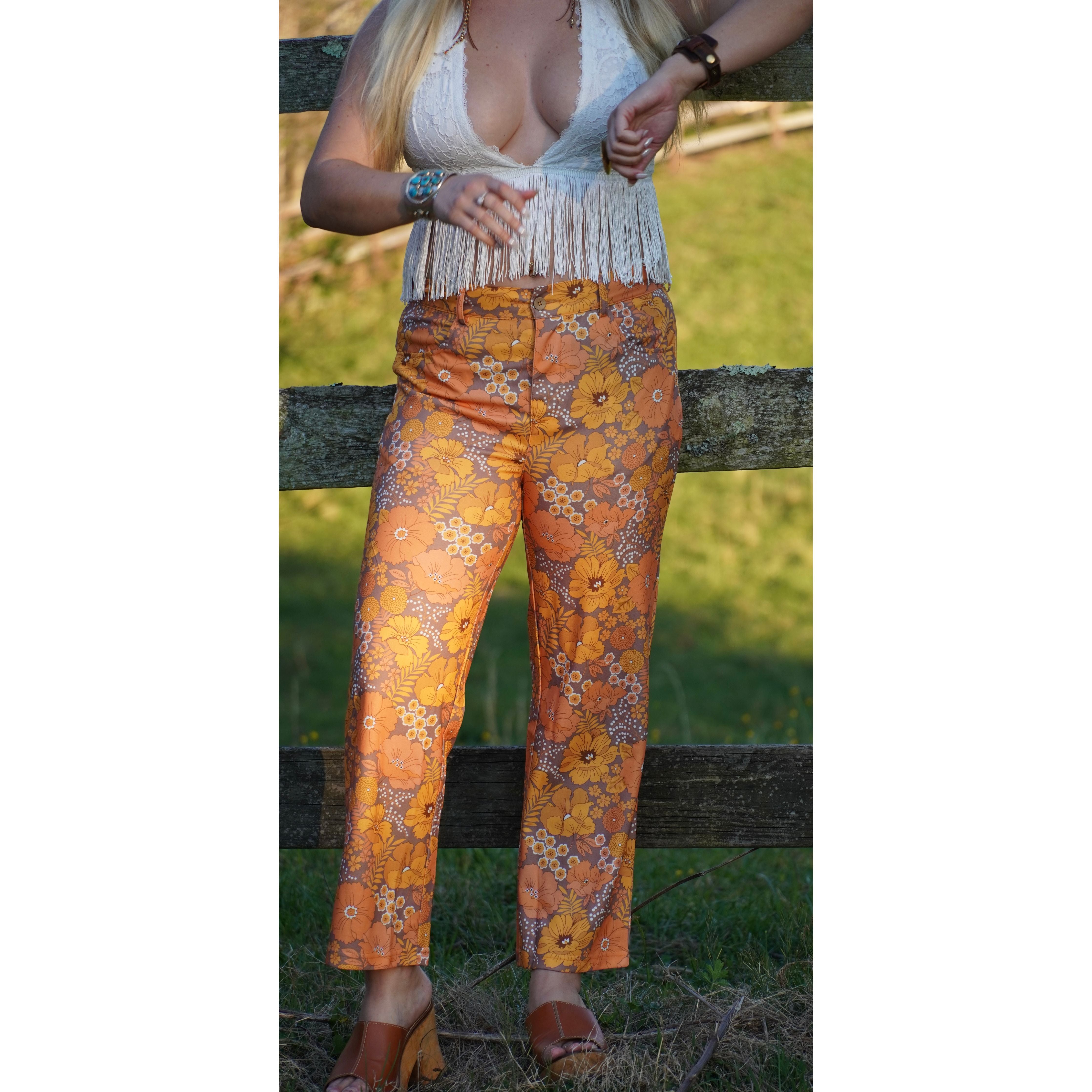 Vintage Floral Pants