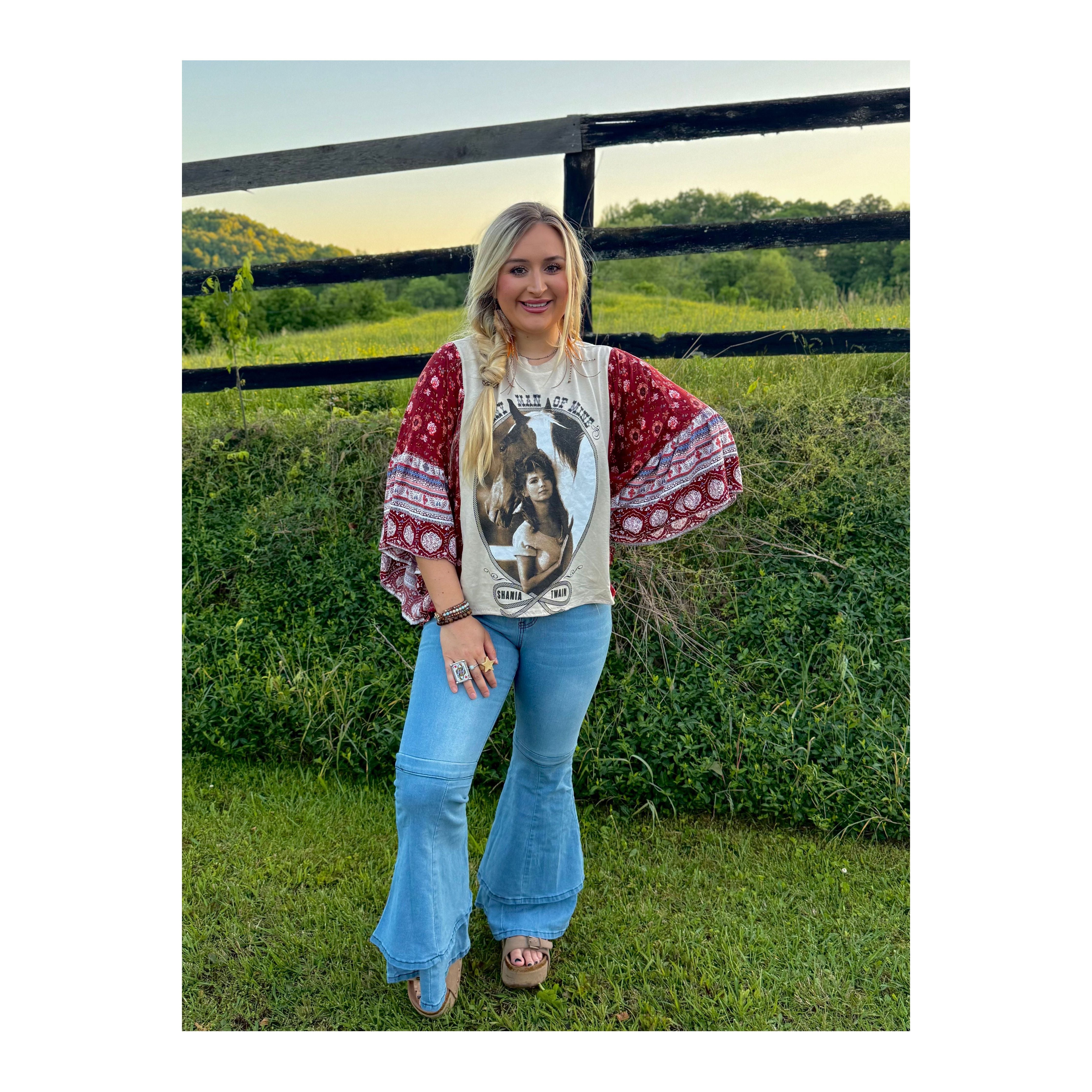 Shania Twain Upcycled Tee