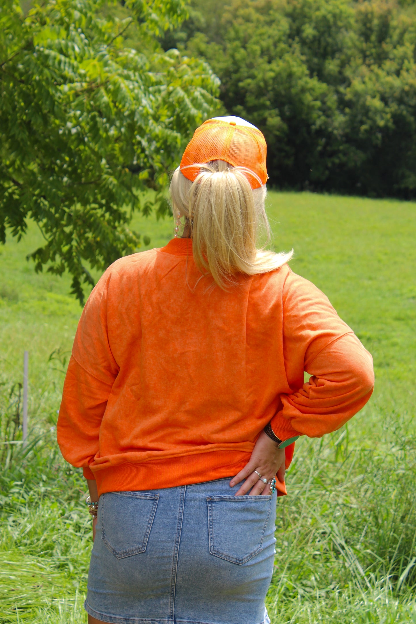 Orange Crewneck