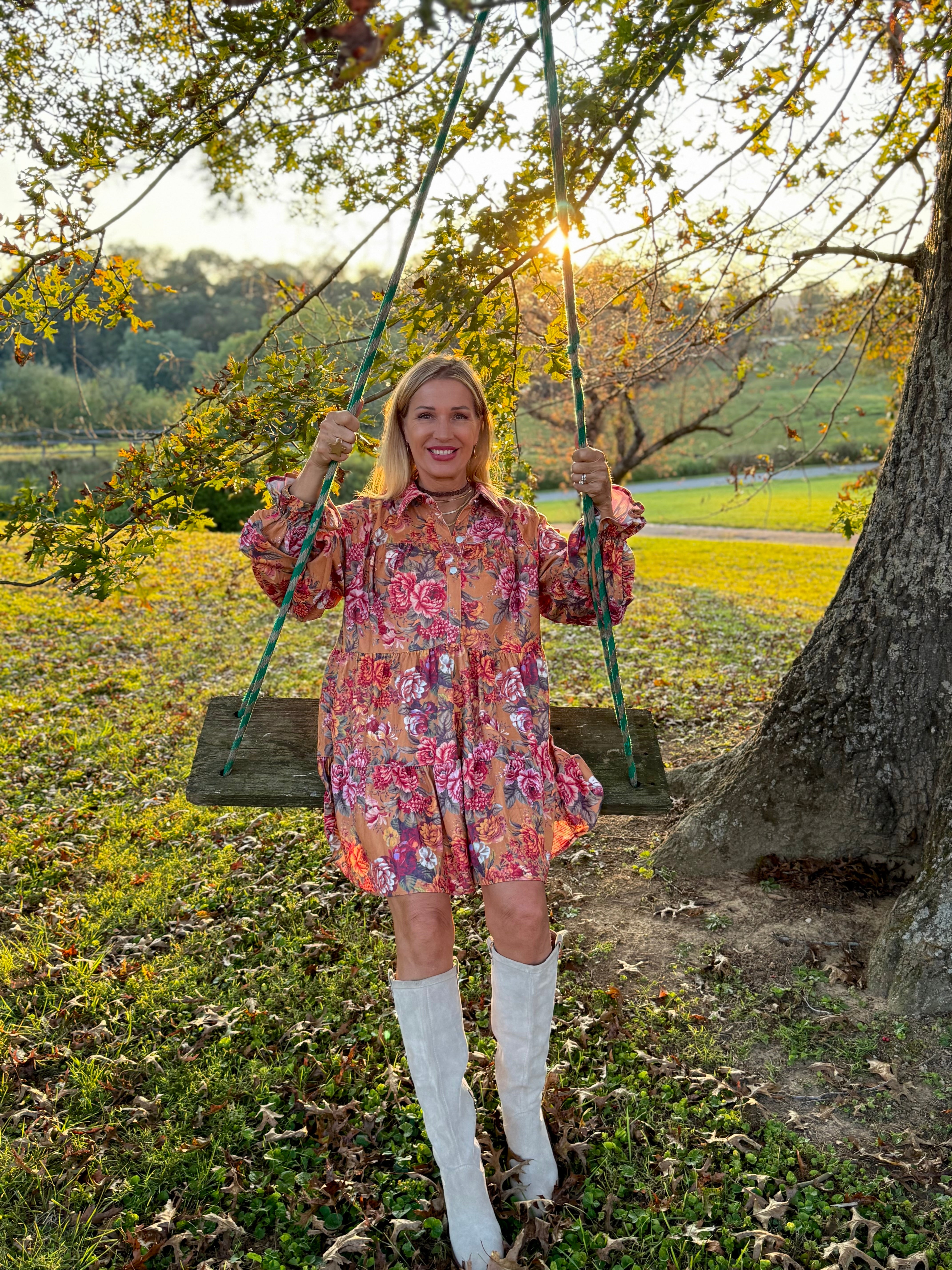 Sunday Morning Floral Dress