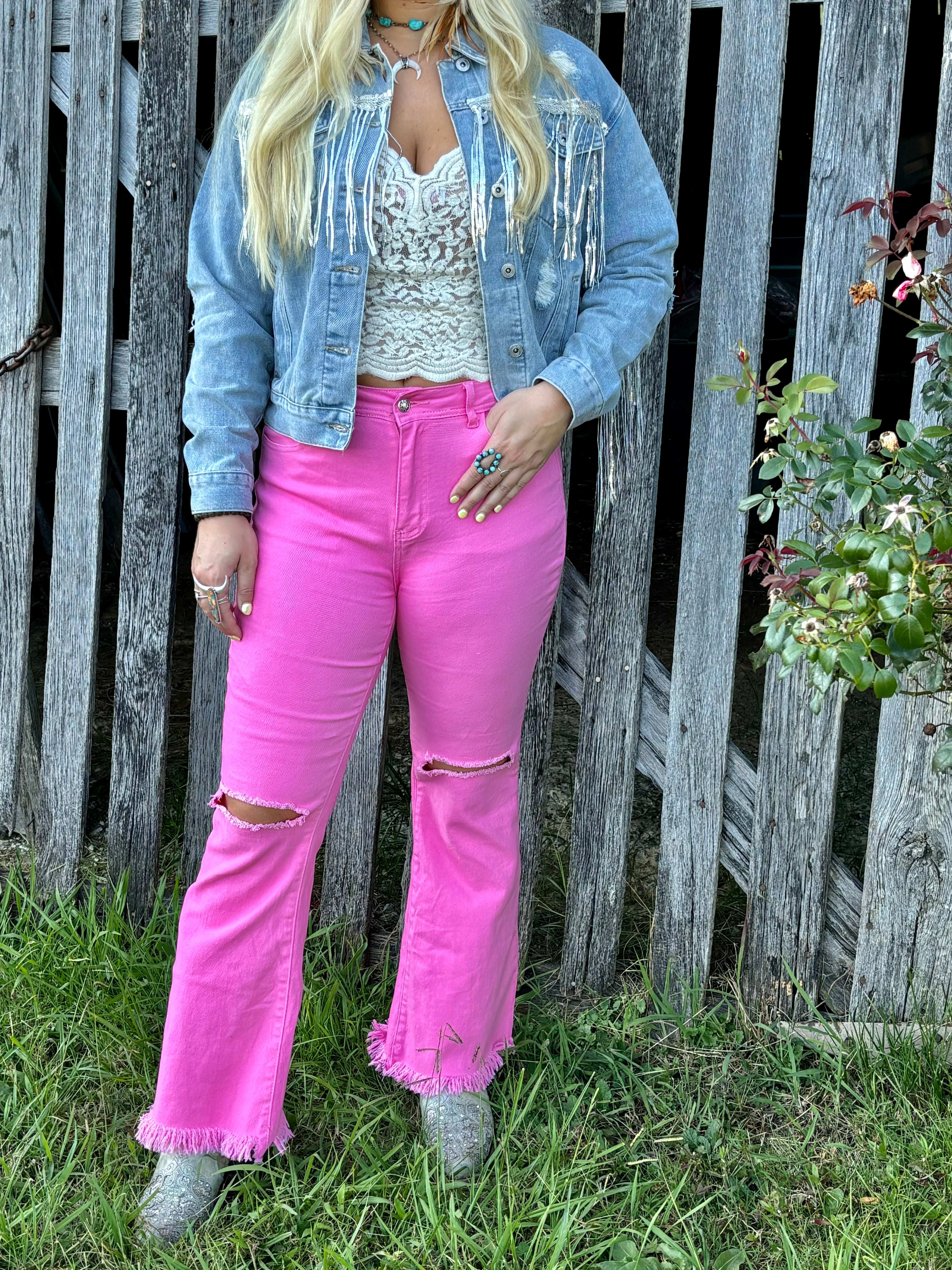 Pink Bellbottoms