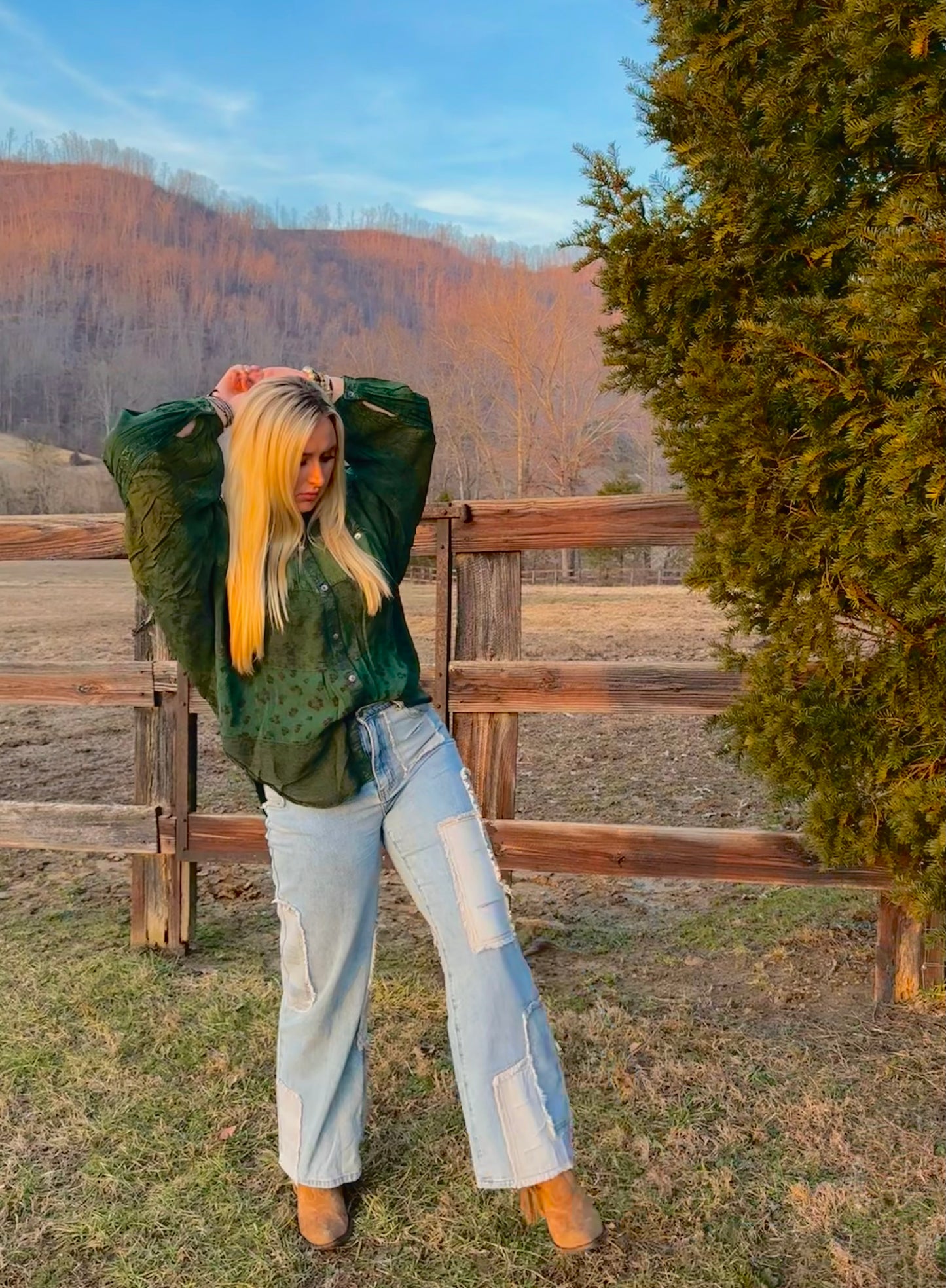 POL: Happy Life Patchwork Jean