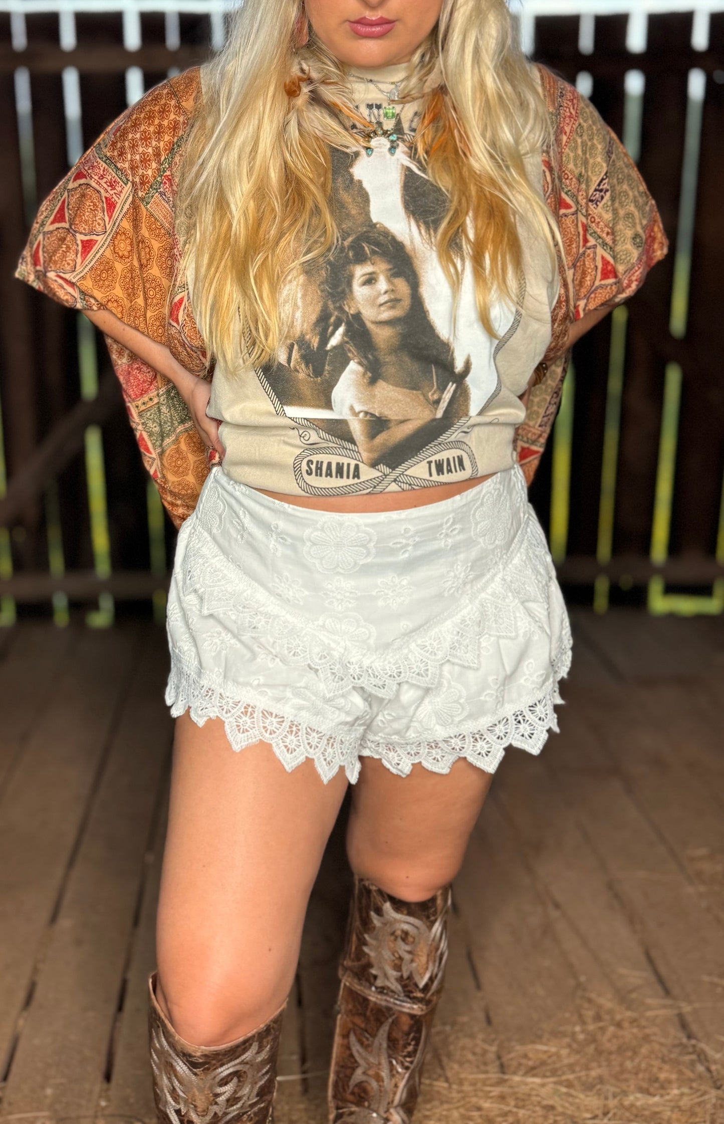 Victorian Layered Lace Shorts