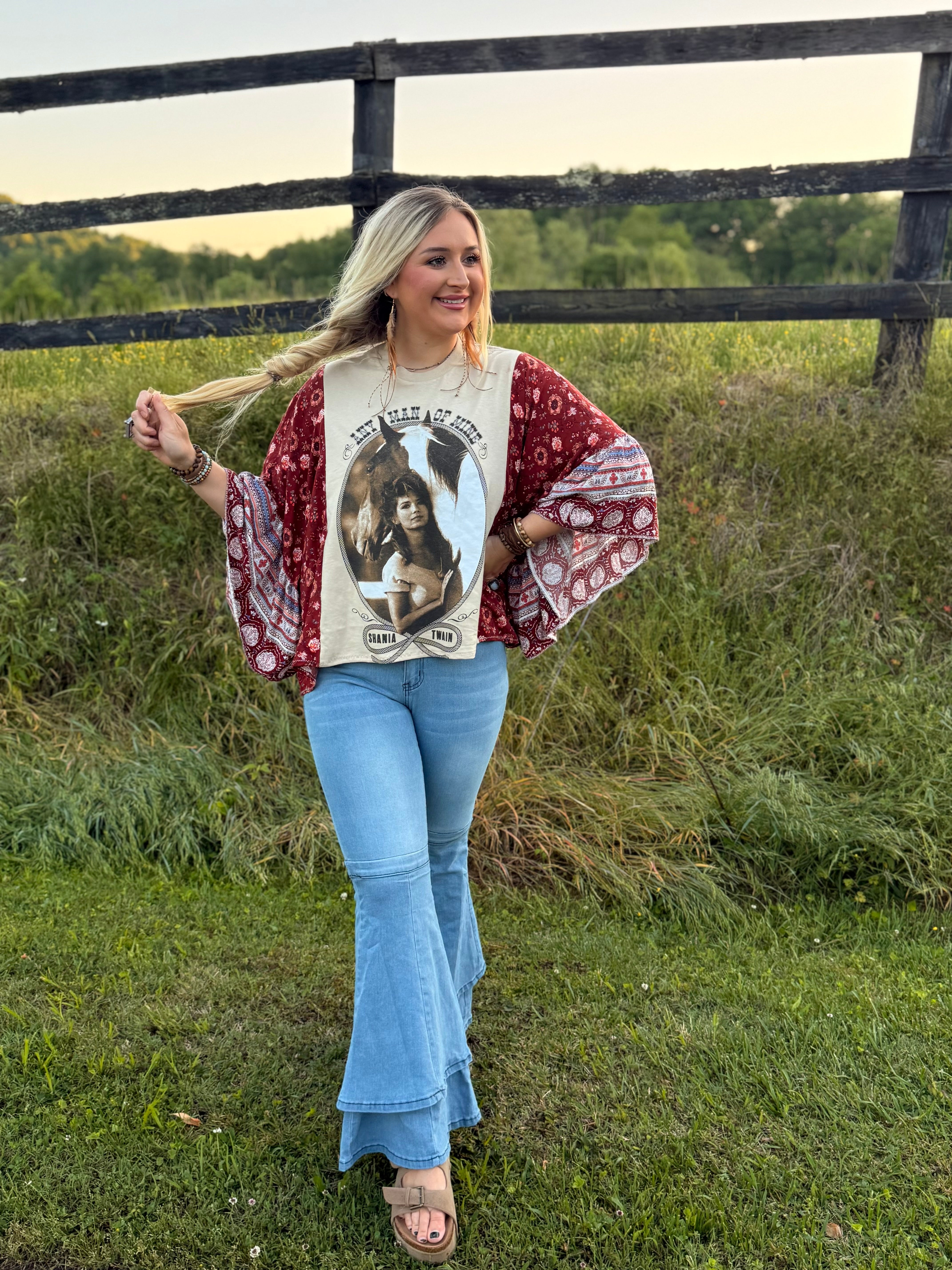 Shania Twain Upcycled Tee