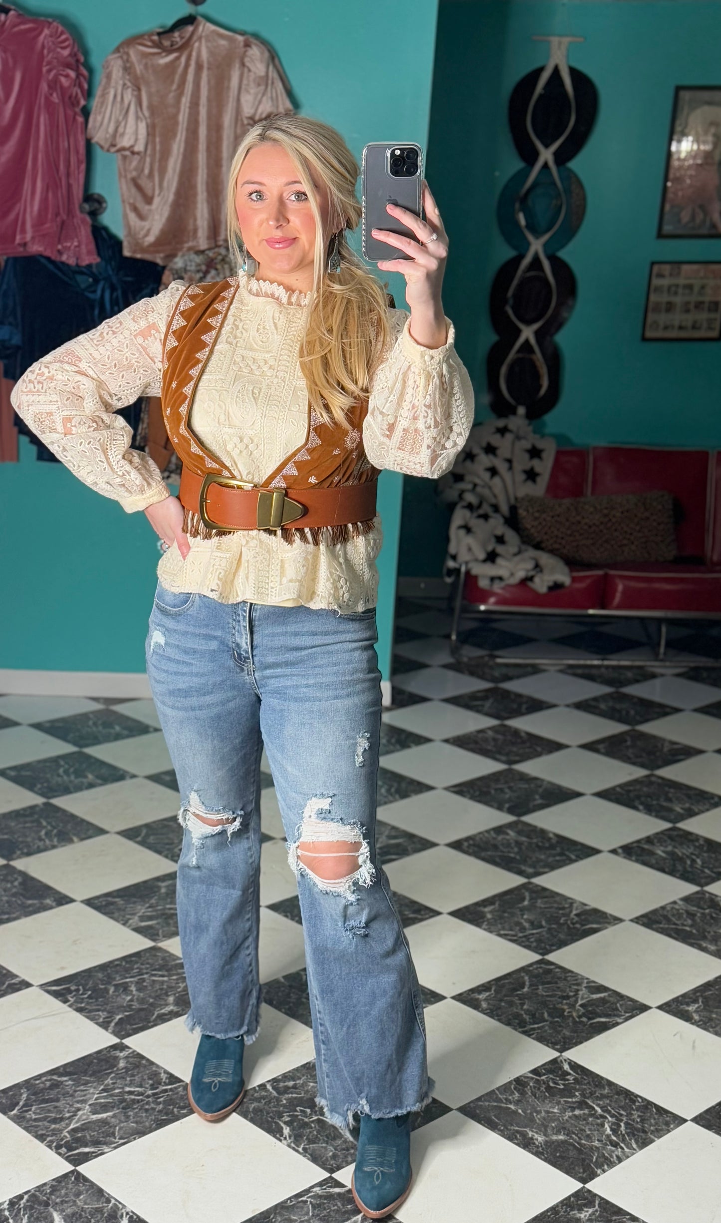 Wide Statement Belt