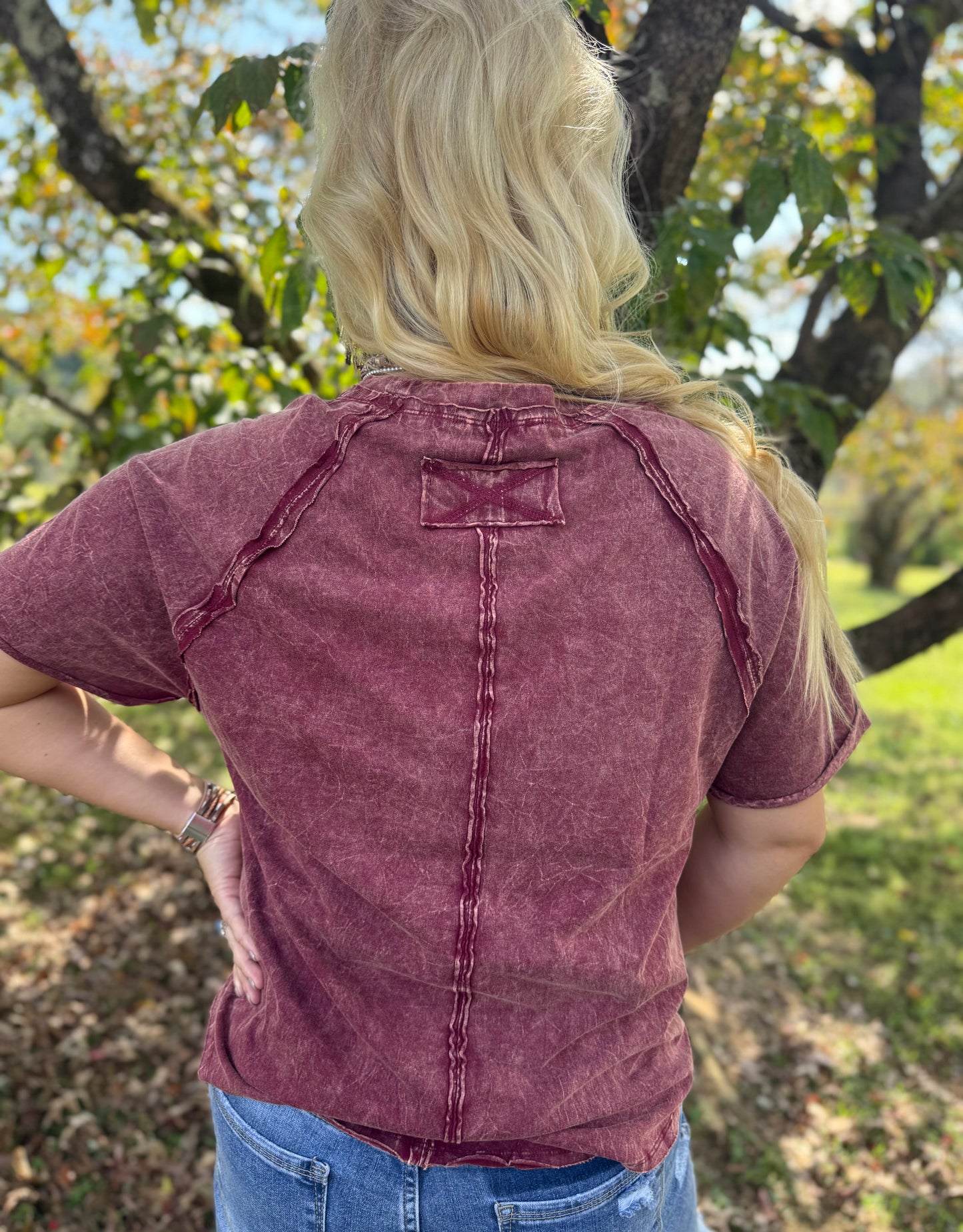 Zenana Cabernet Tee