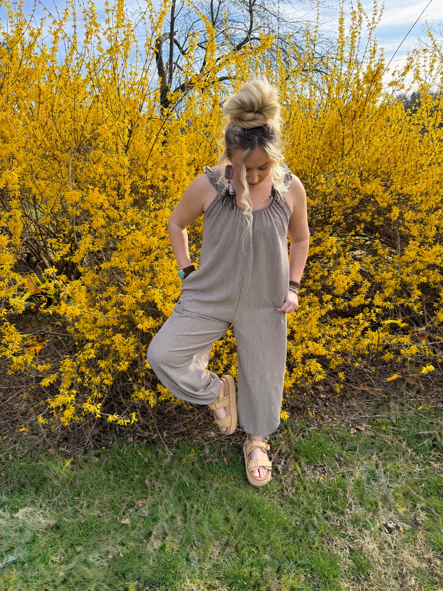 Wildflower Ruffle Jumpsuit
