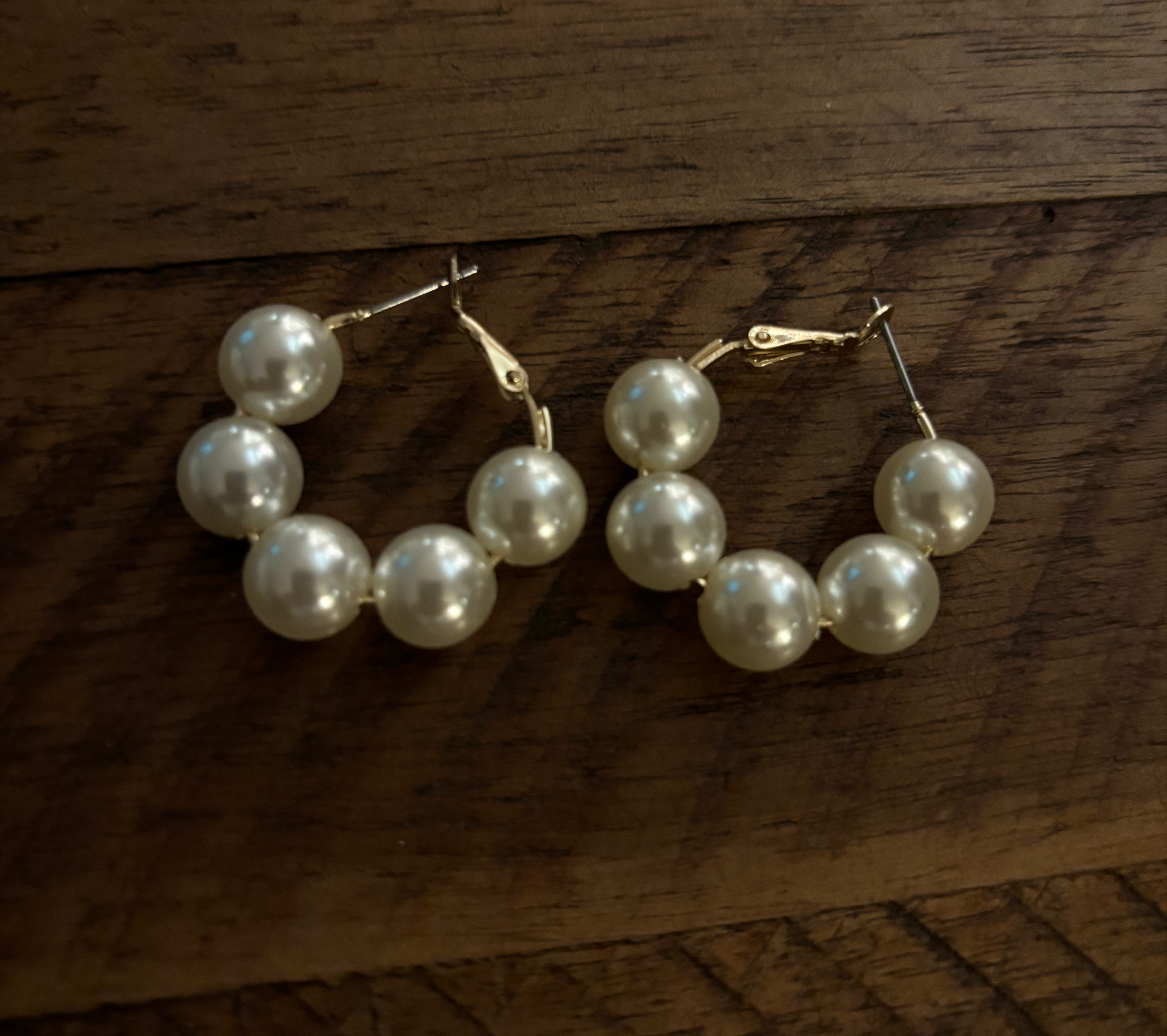 Pearl Hoops