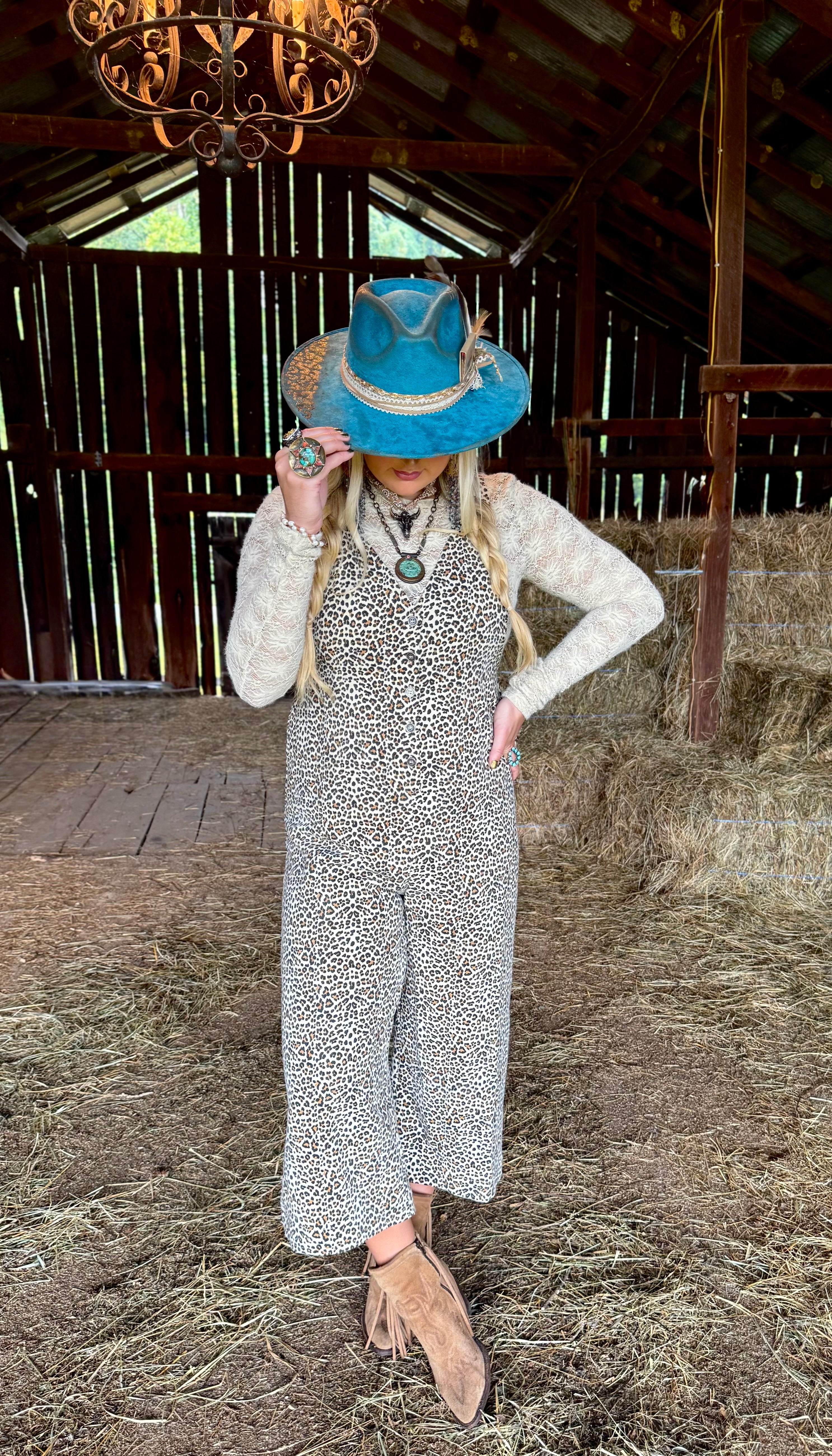 The Lovely Leopard Jumpsuit