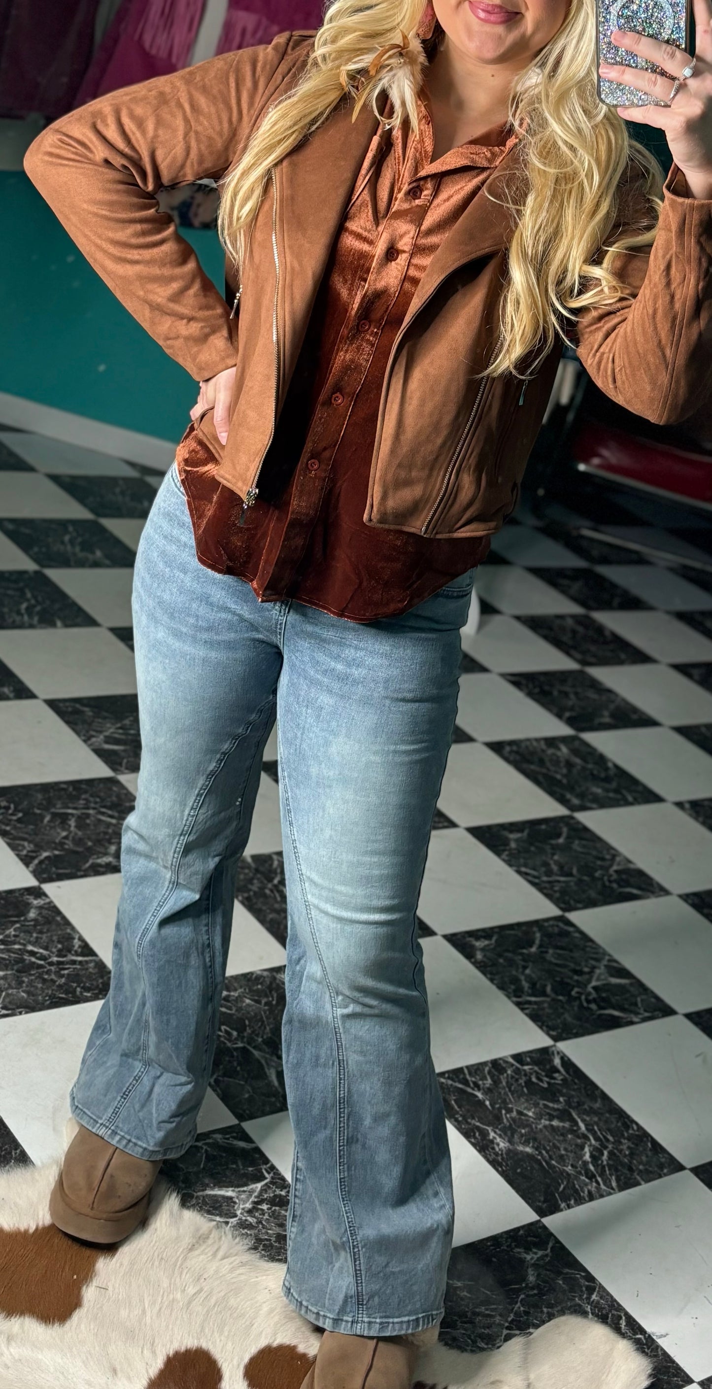 Tan Suede Jacket