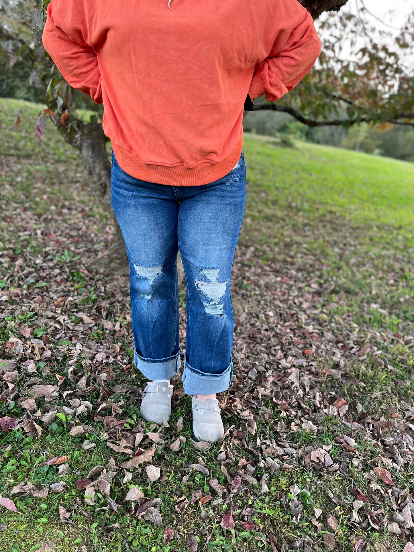 Madison High Rise Ripped Jean