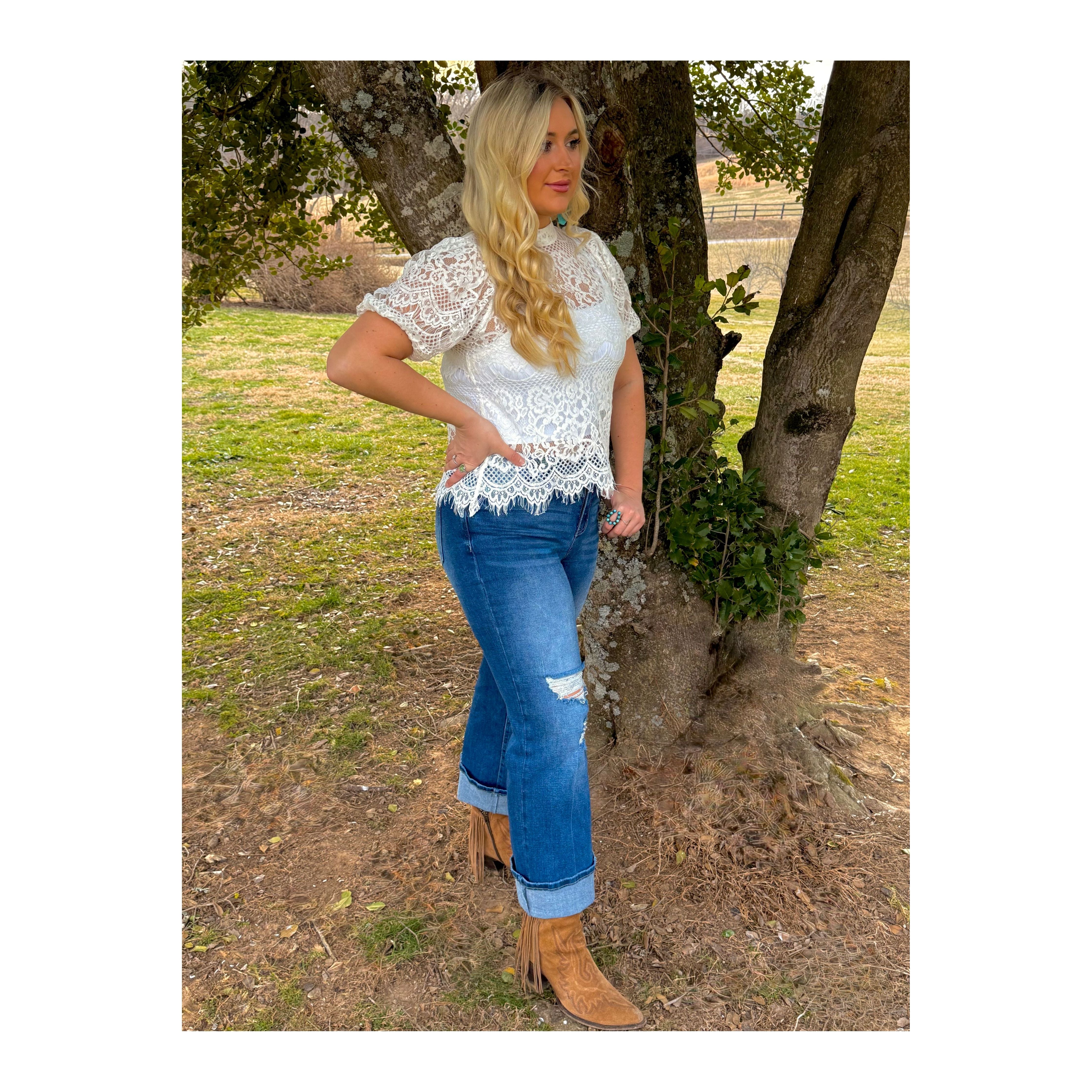 Lovely Lace Blouse