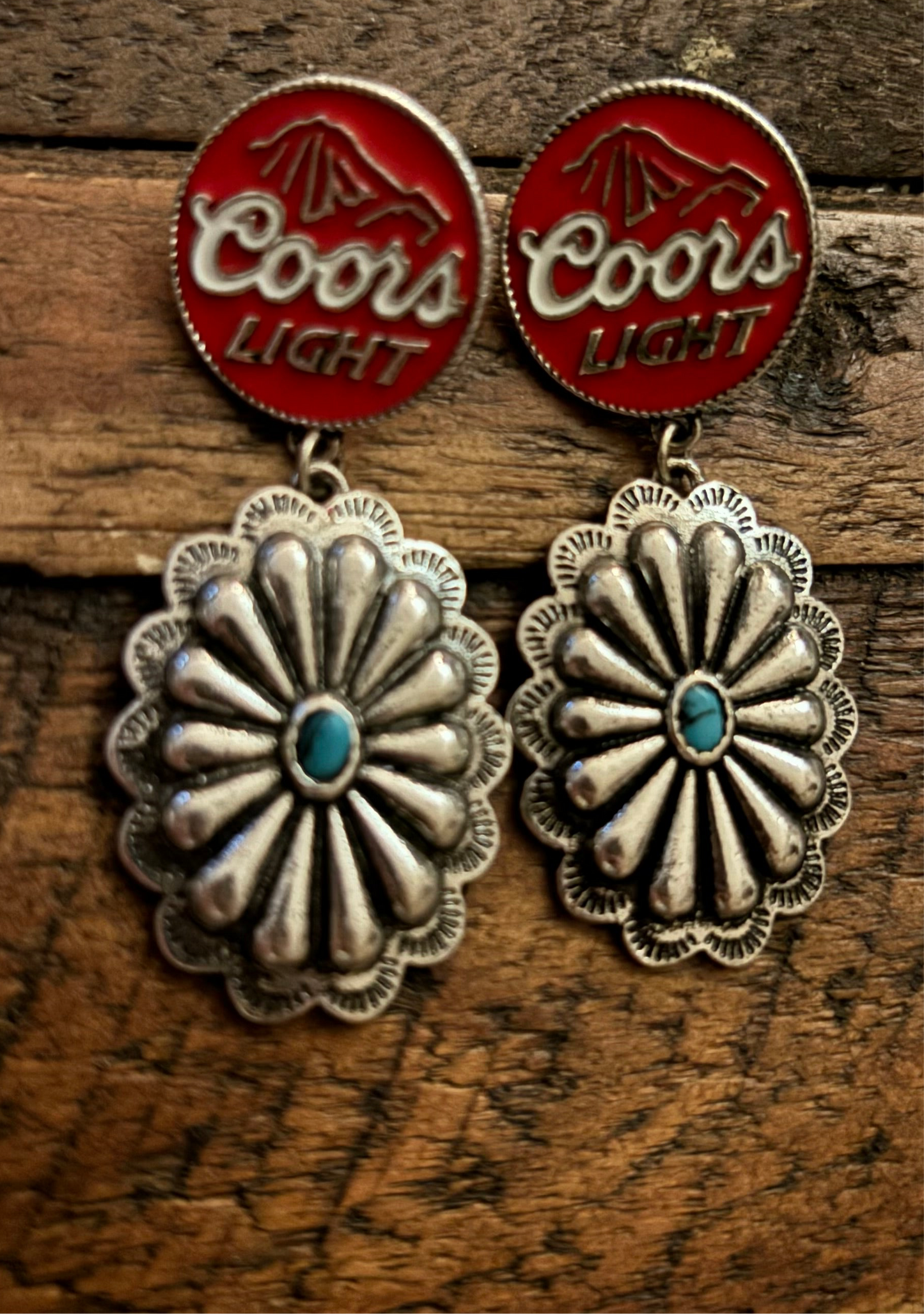 Coors Light Earrings