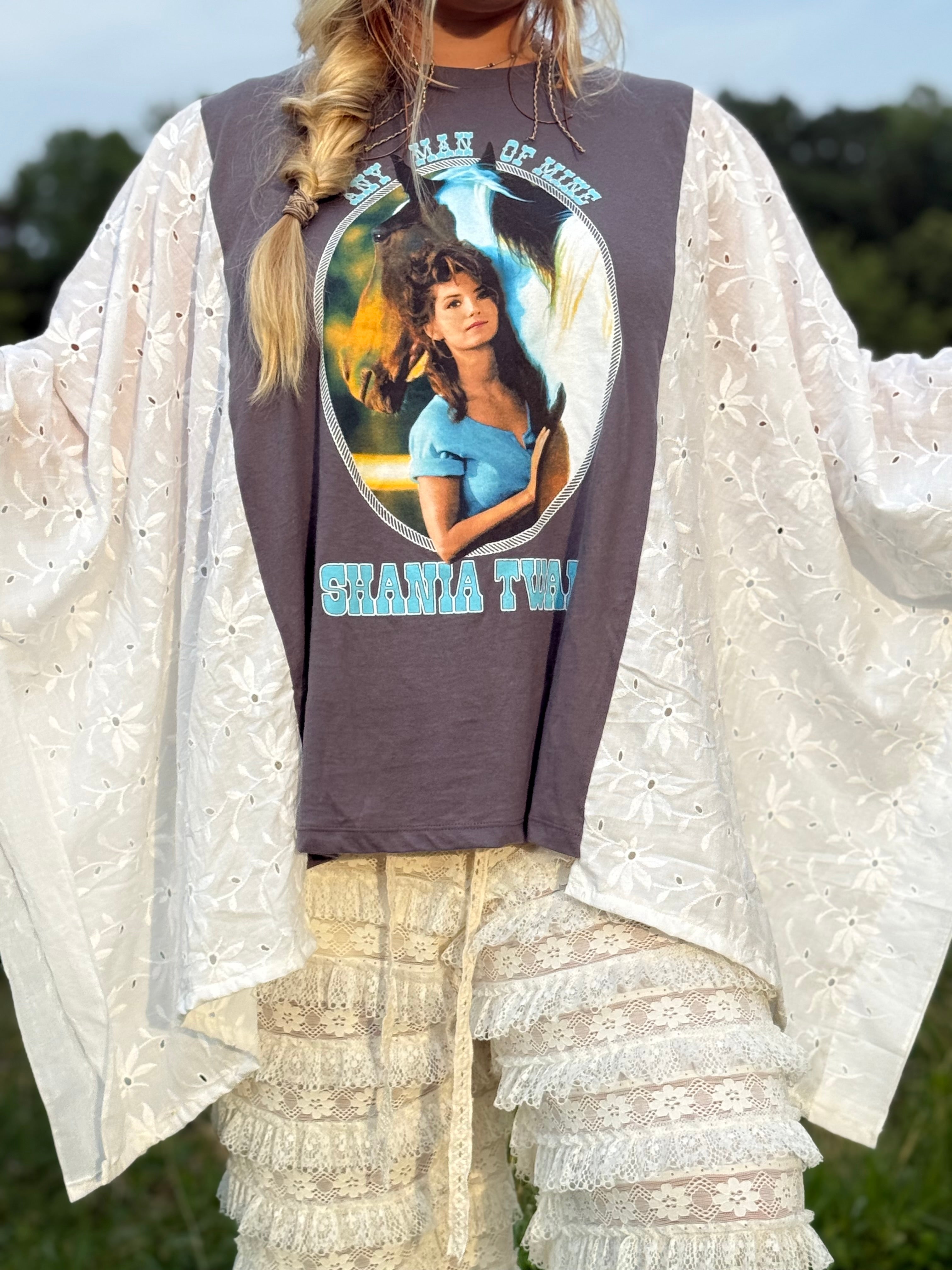 Shania Twain Upcycled Tee