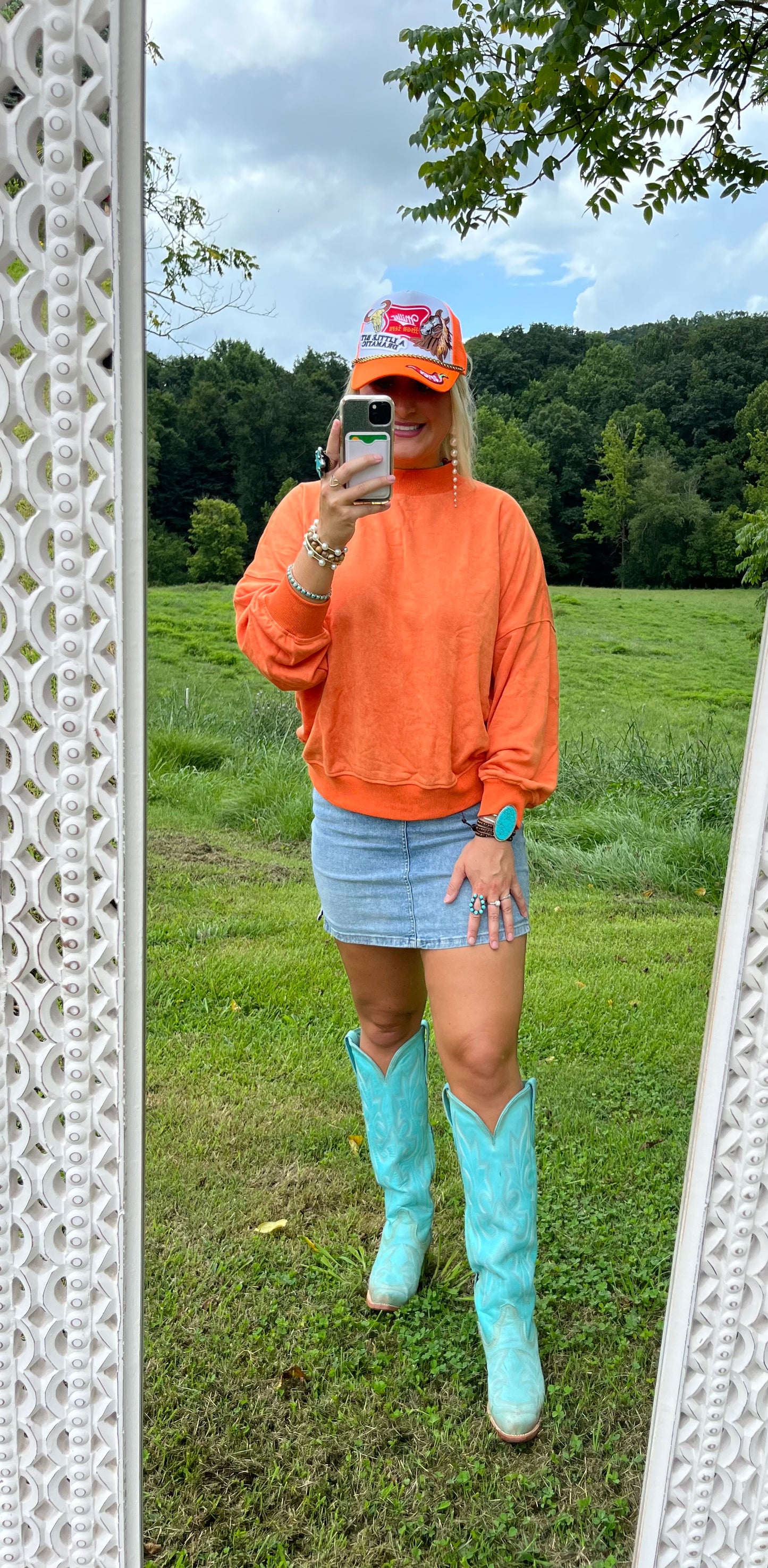 Orange Crewneck