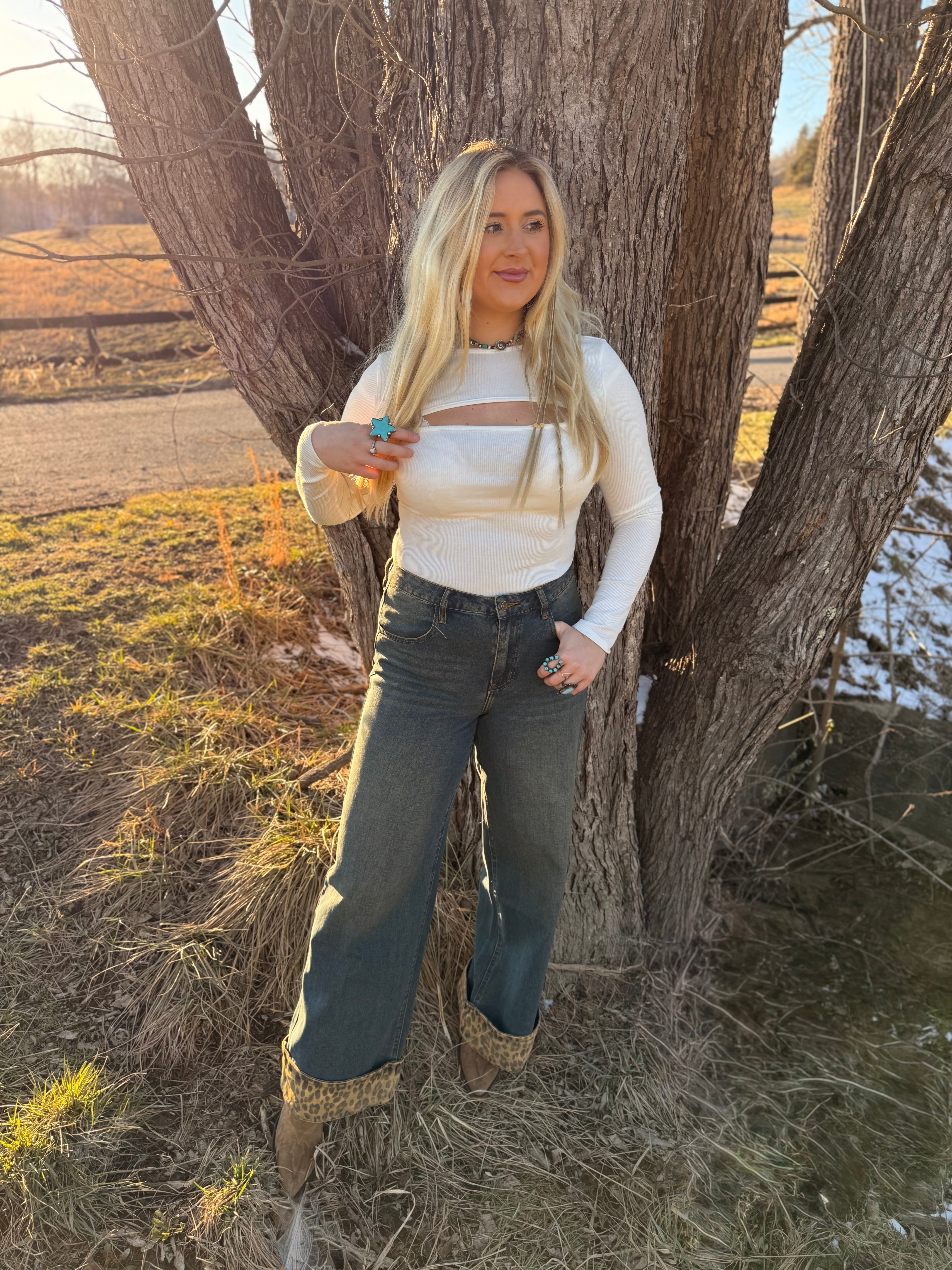 Keep Dreaming White Ribbed Bodysuit