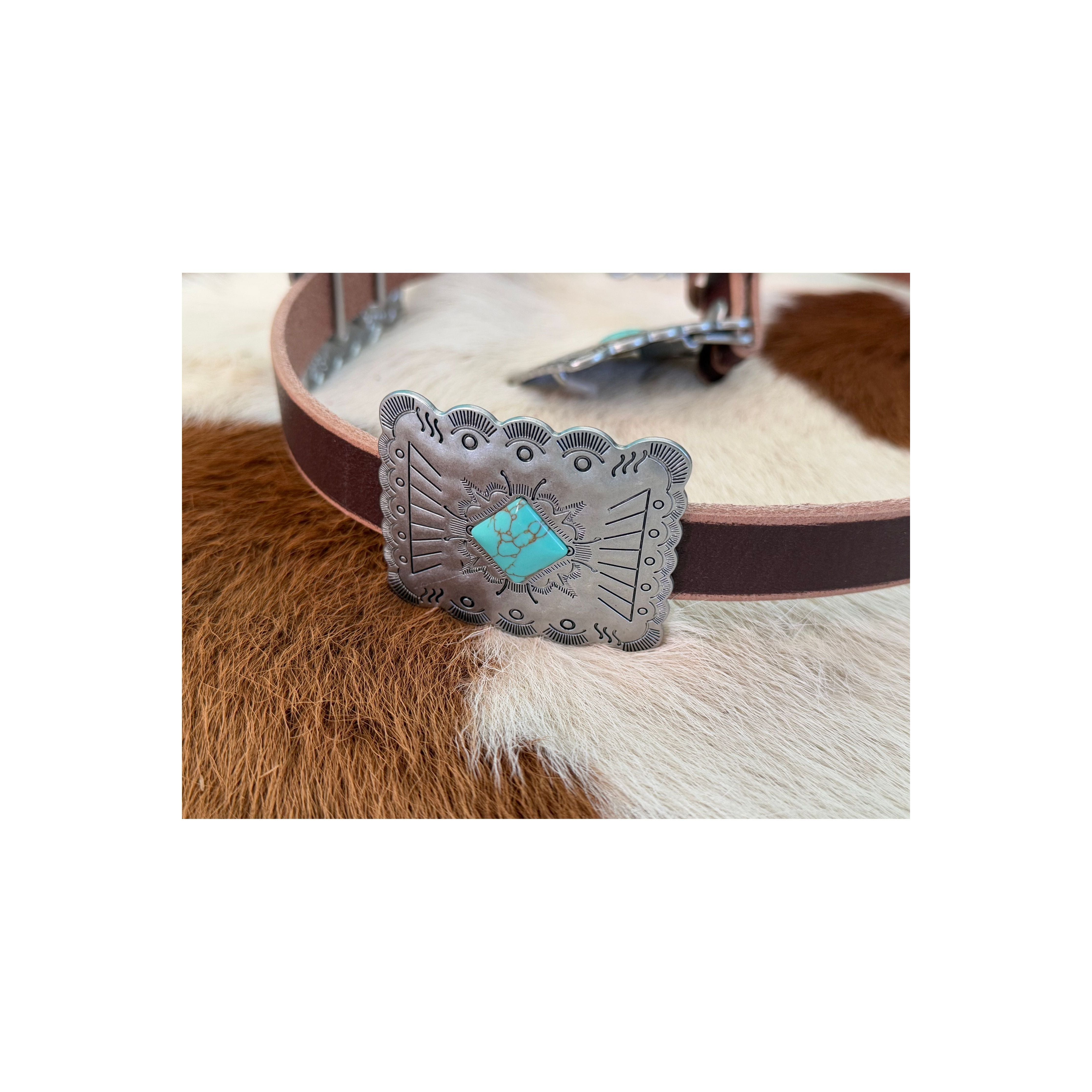 The Lambert Western Belt (Brown)