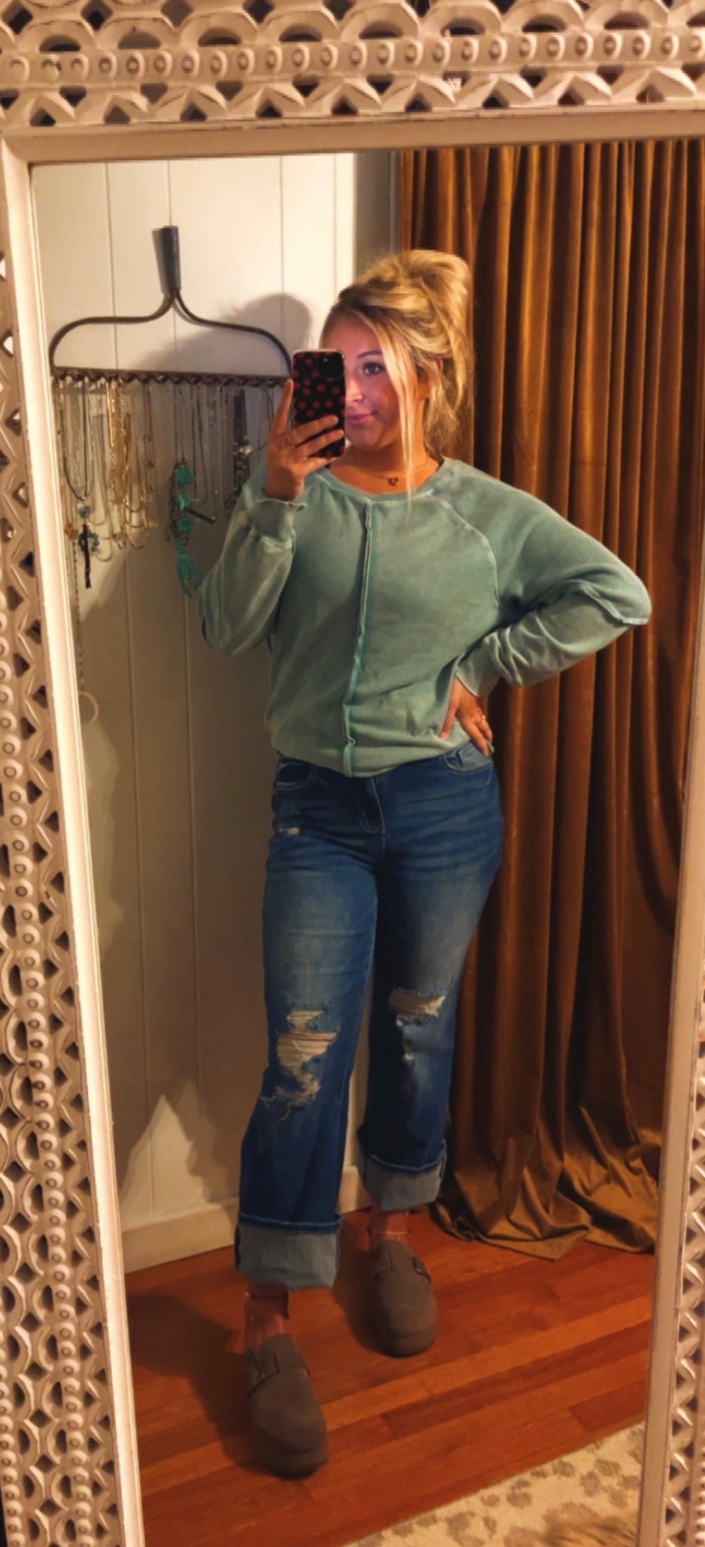 Madison High Rise Ripped Jean