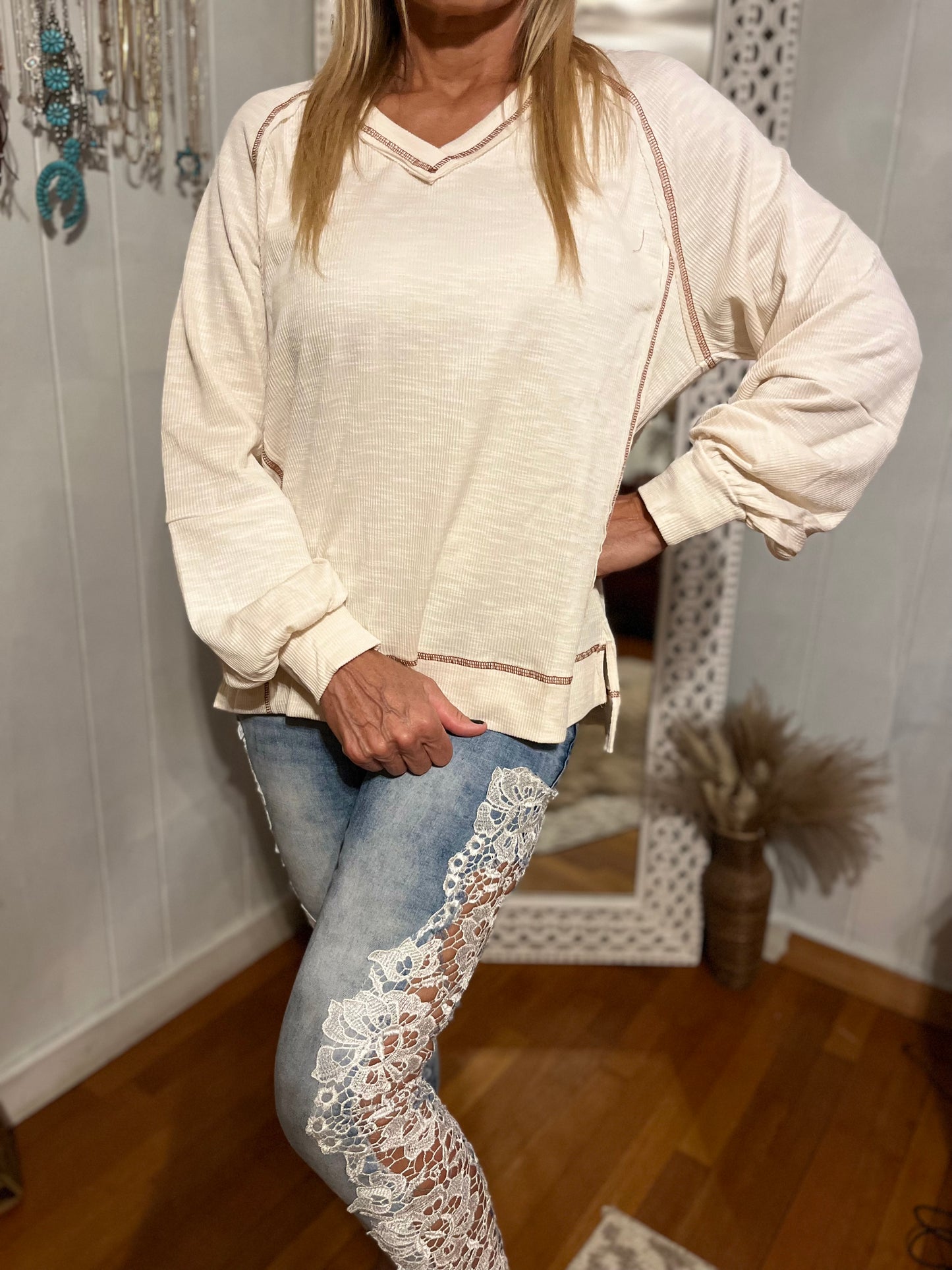 Cream Sweater