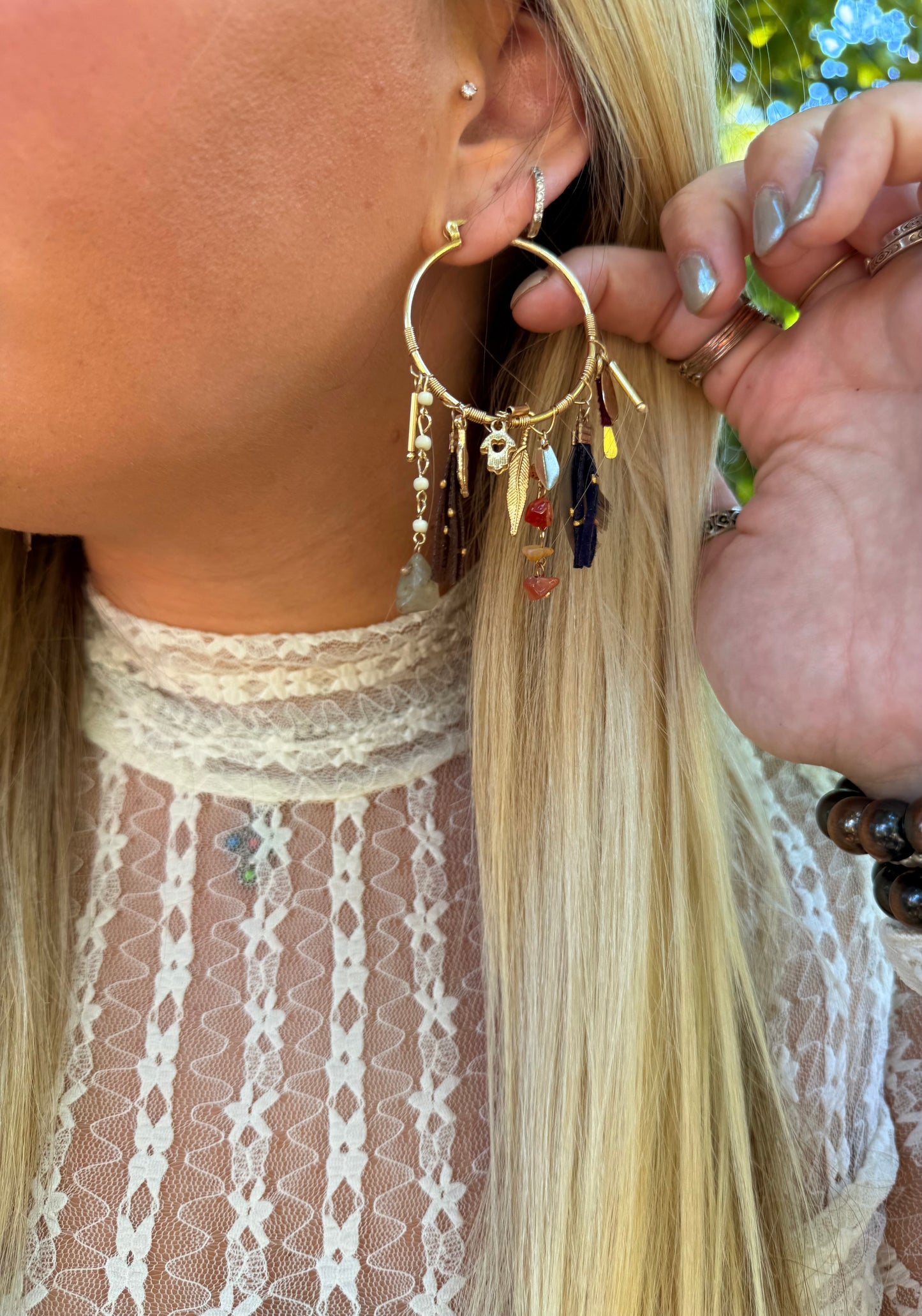 Full of Fun Hoop Earring