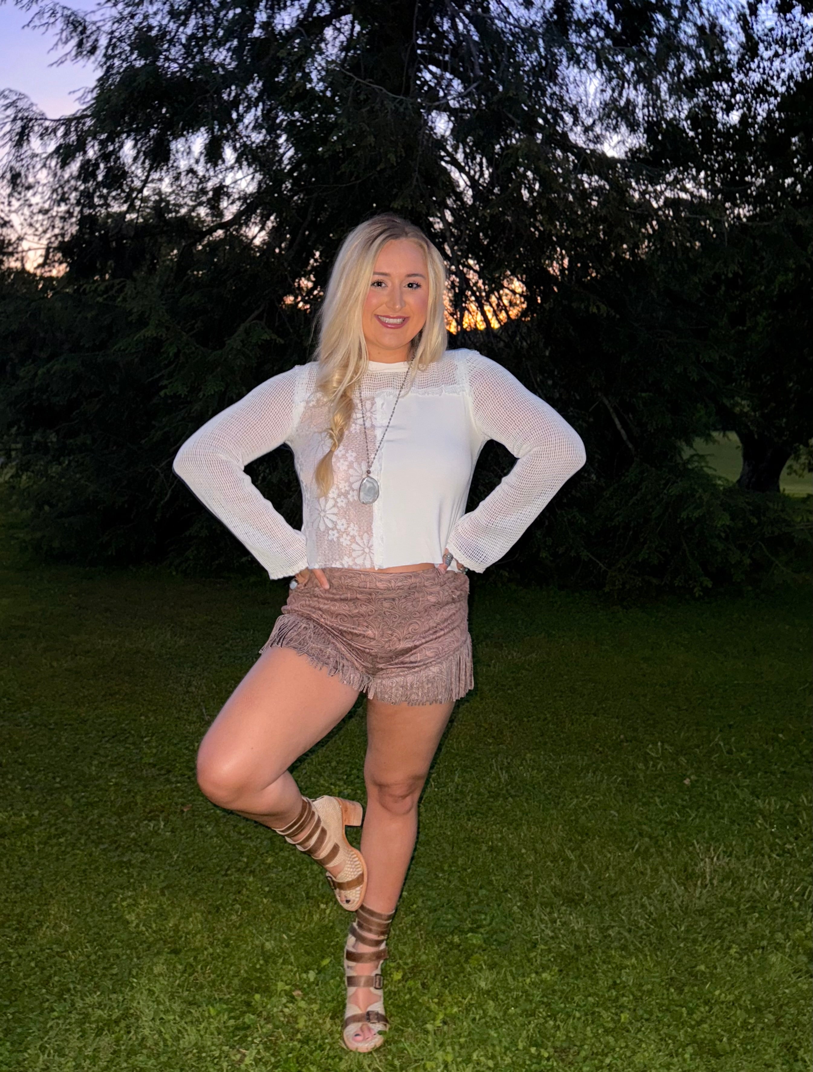 POL: Lace Magic Boho Top