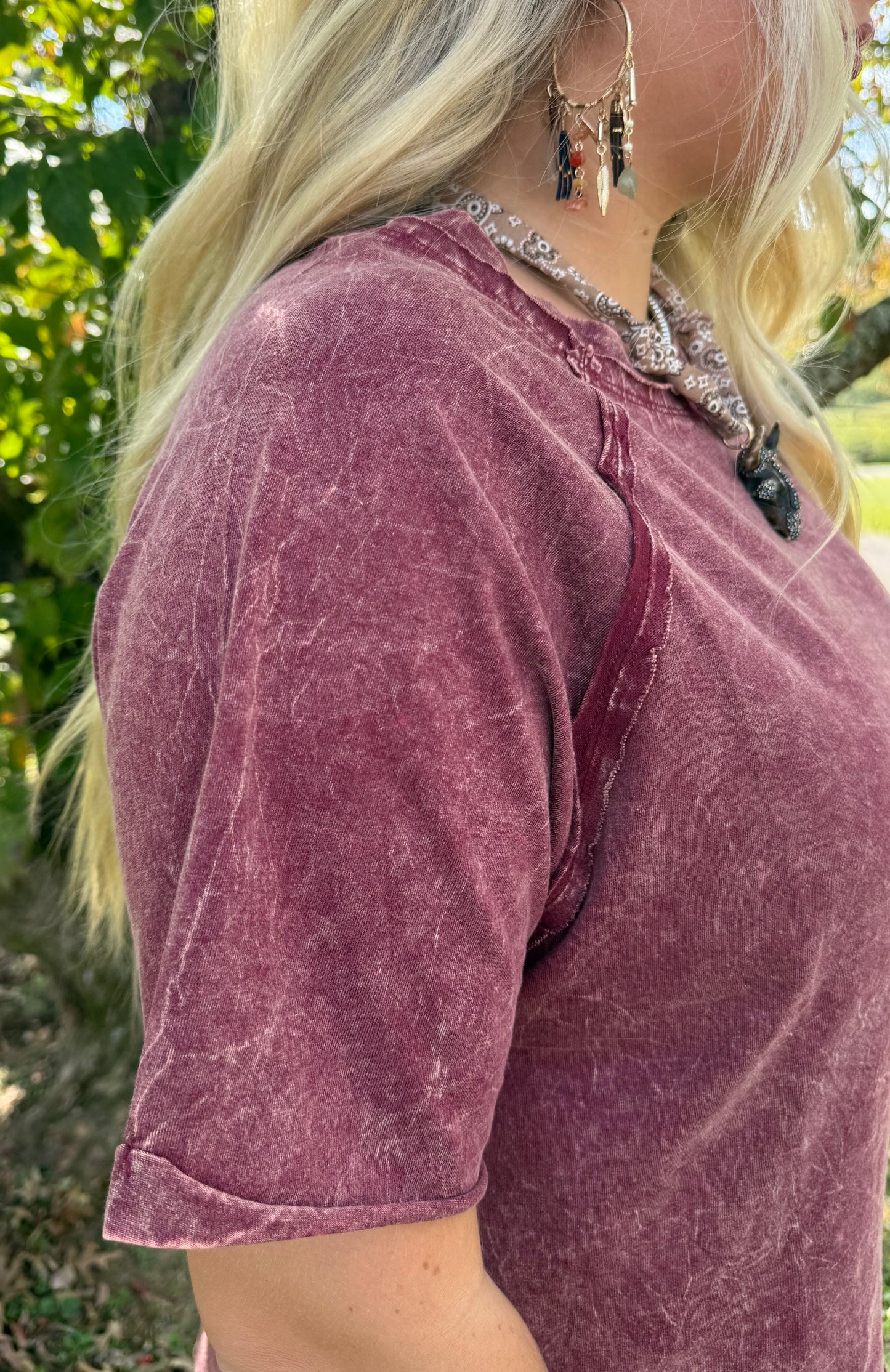 Zenana Cabernet Tee