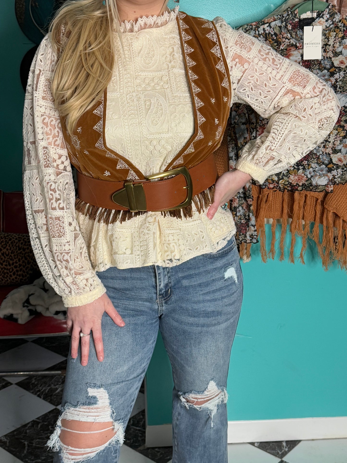 Wide Statement Belt