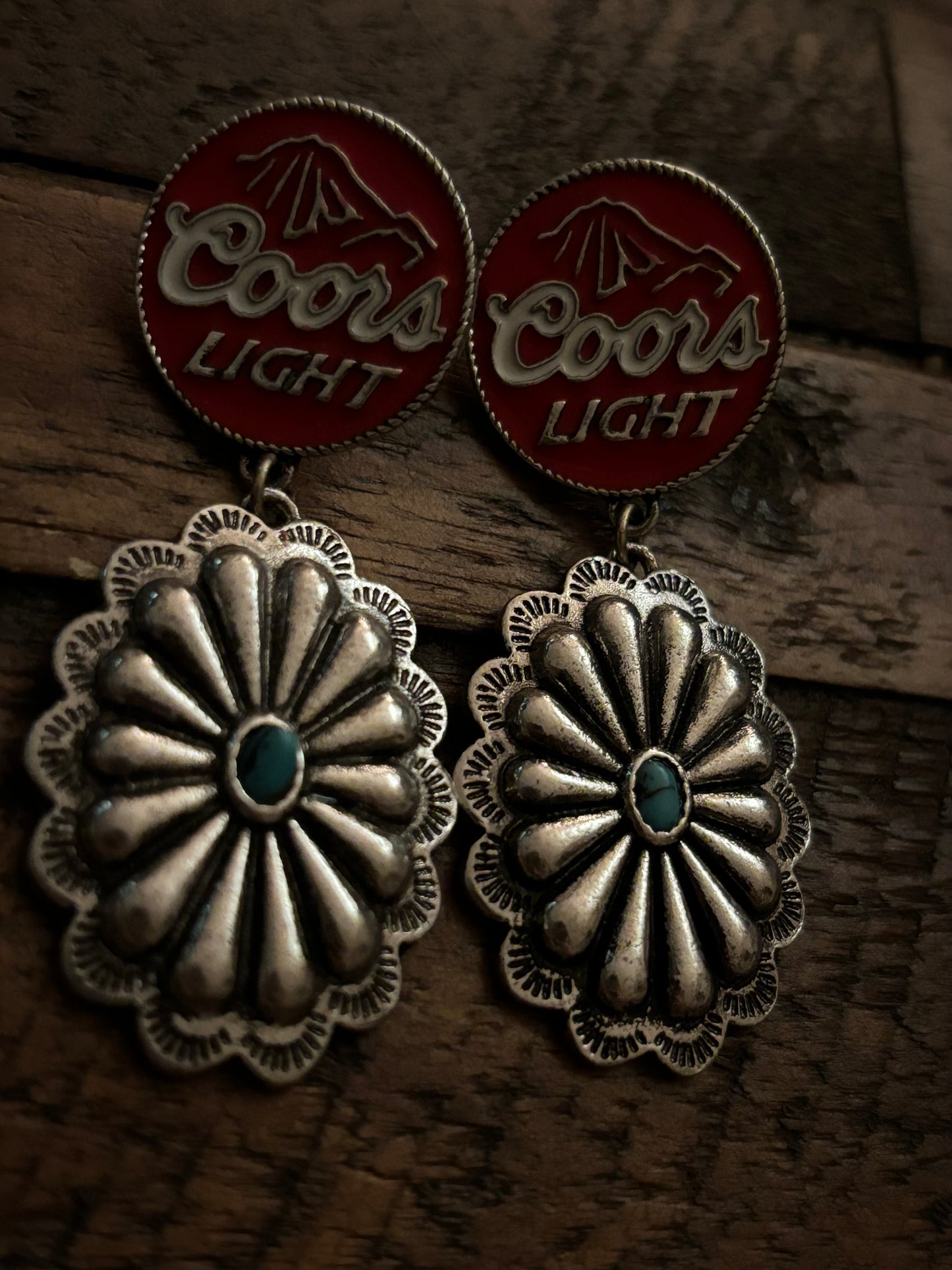 Coors Light Earrings