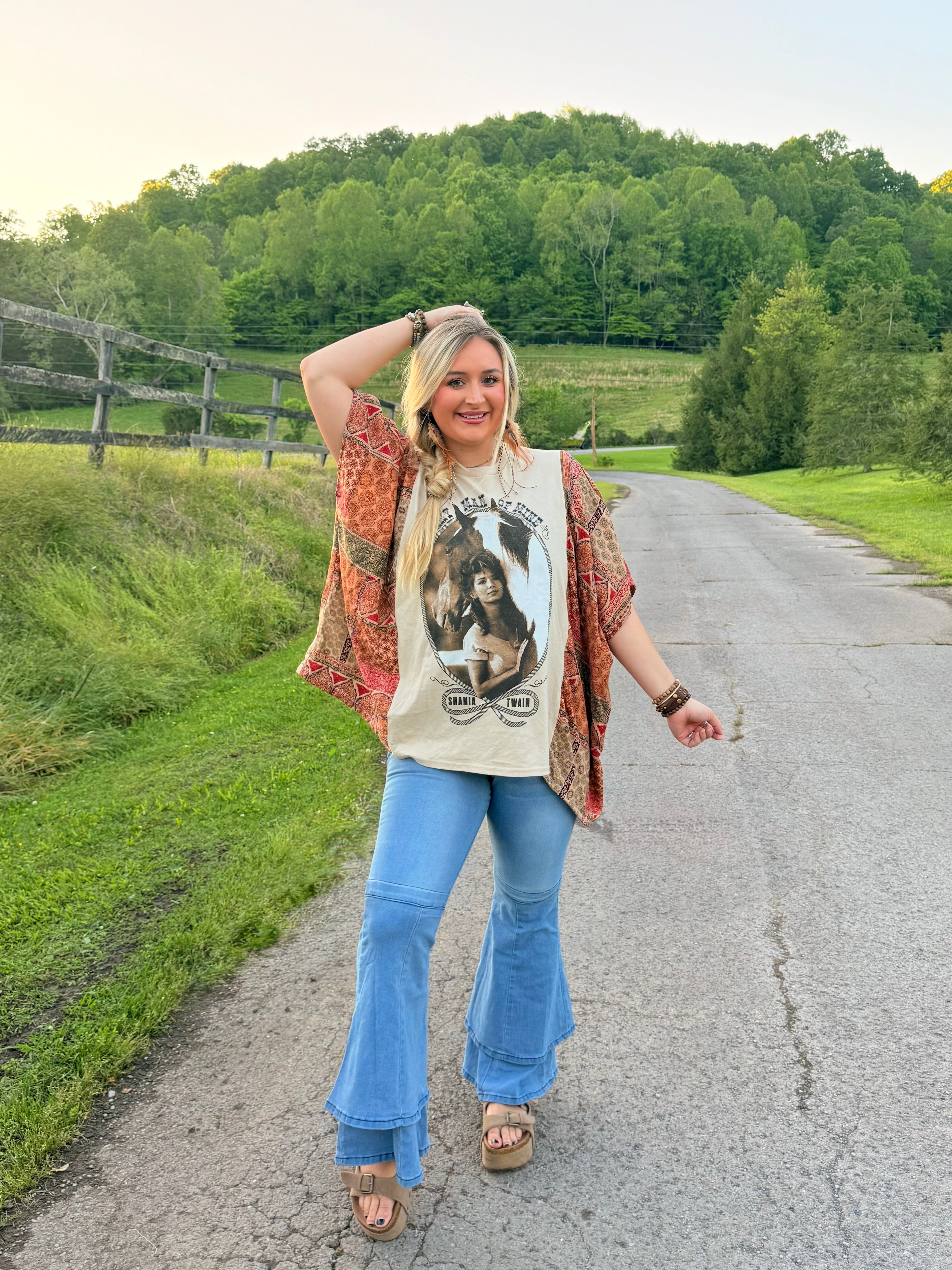 Shania Twain Upcycled Tee