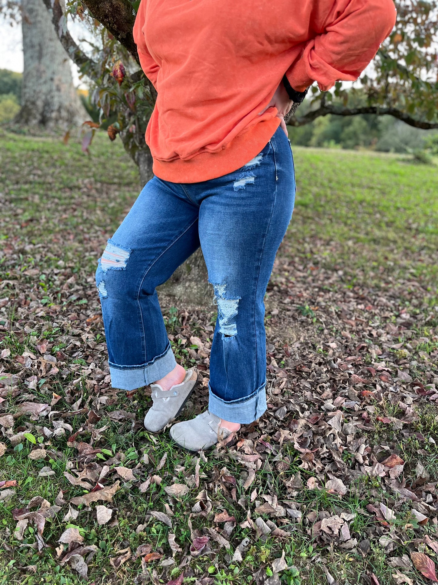 Madison High Rise Ripped Jean