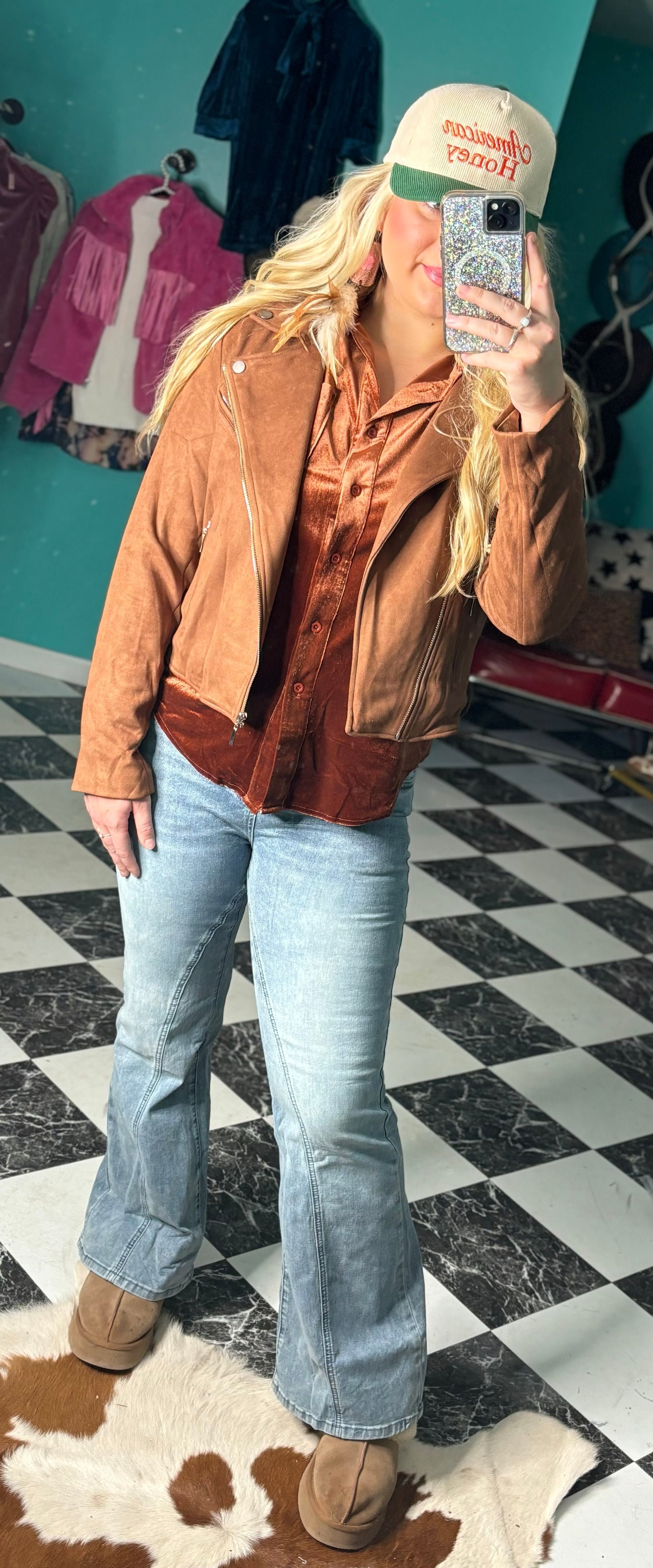 Tan Suede Jacket