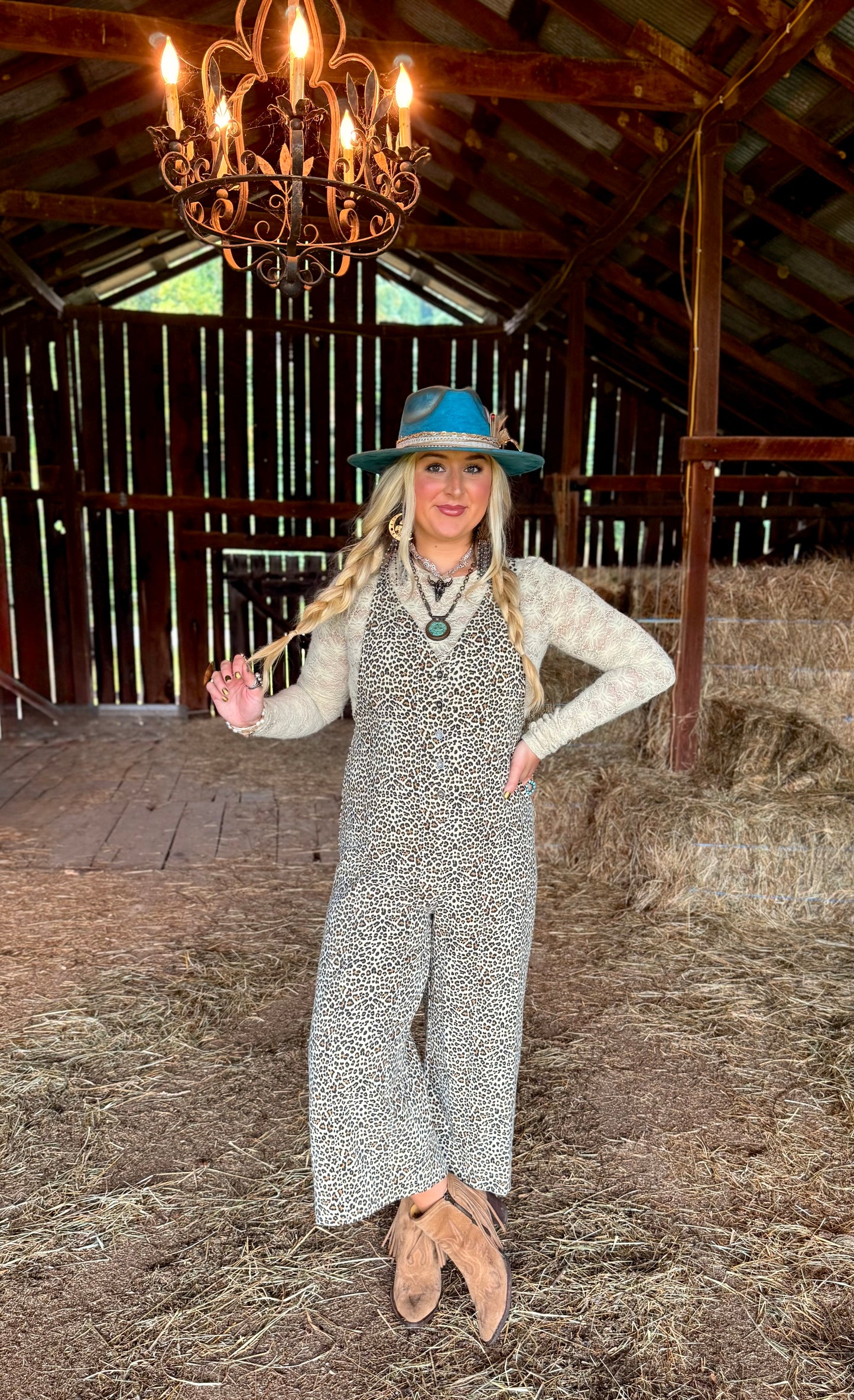 The Lovely Leopard Jumpsuit