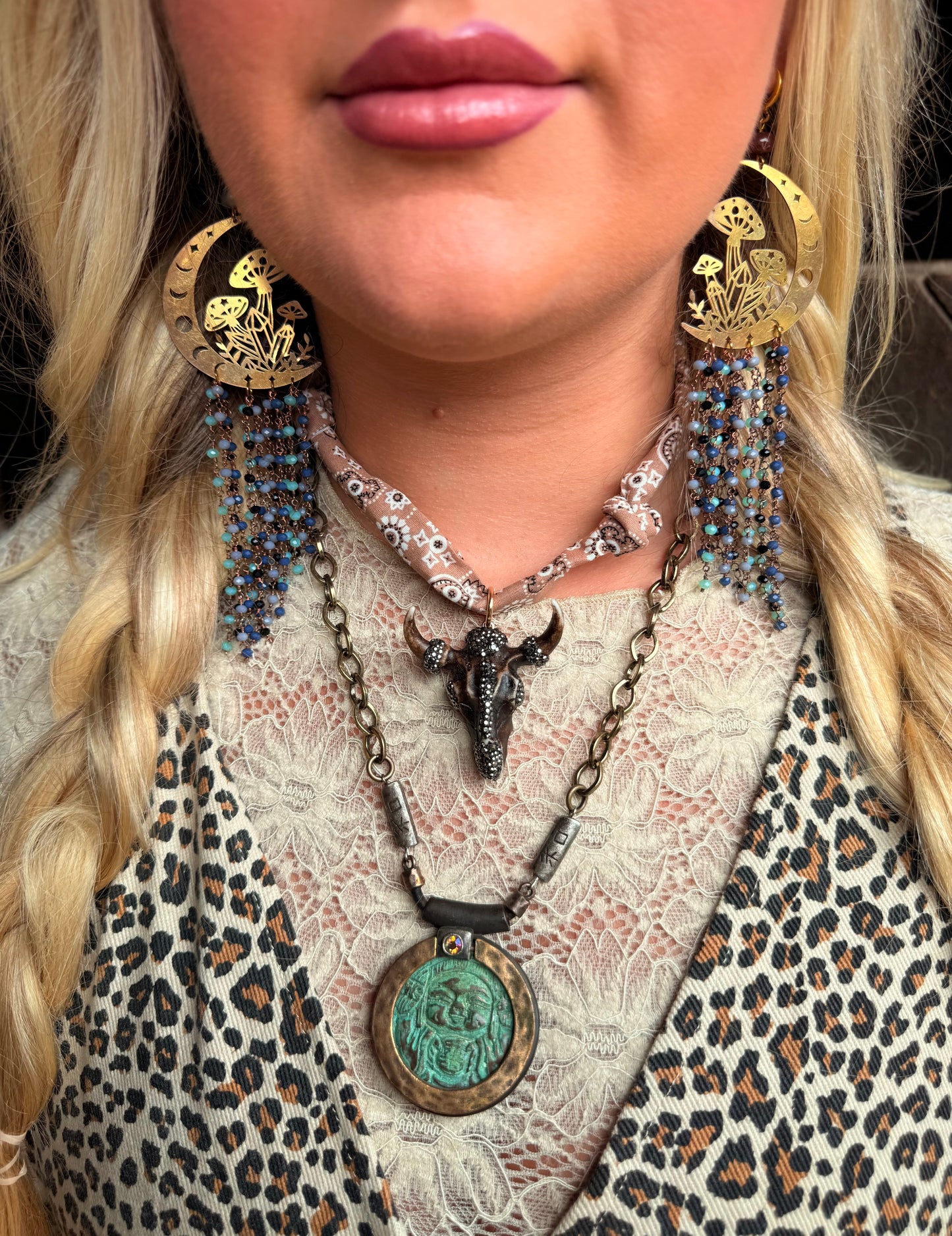 Rodeo Nights Bandana Choker