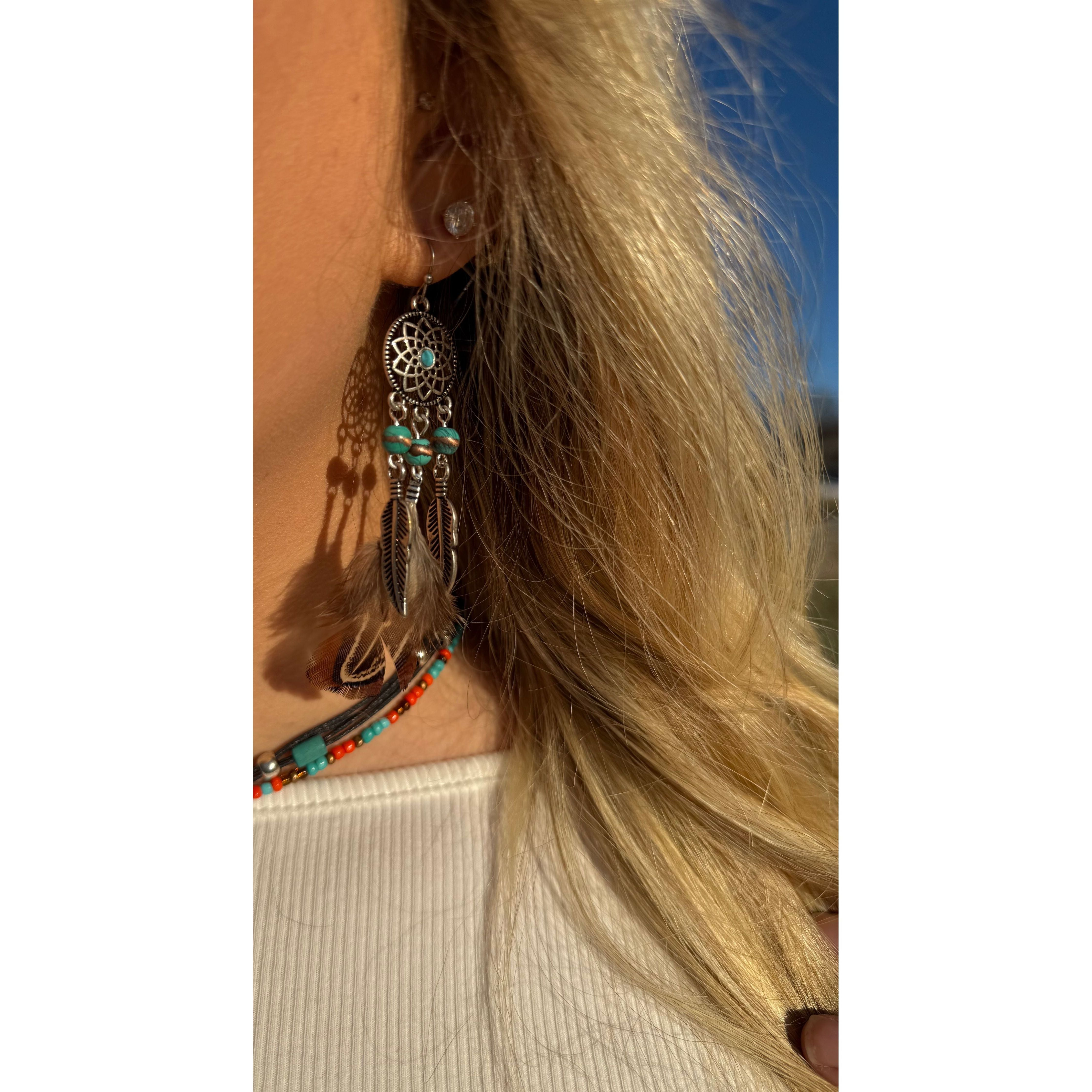 Dream Catcher Earring