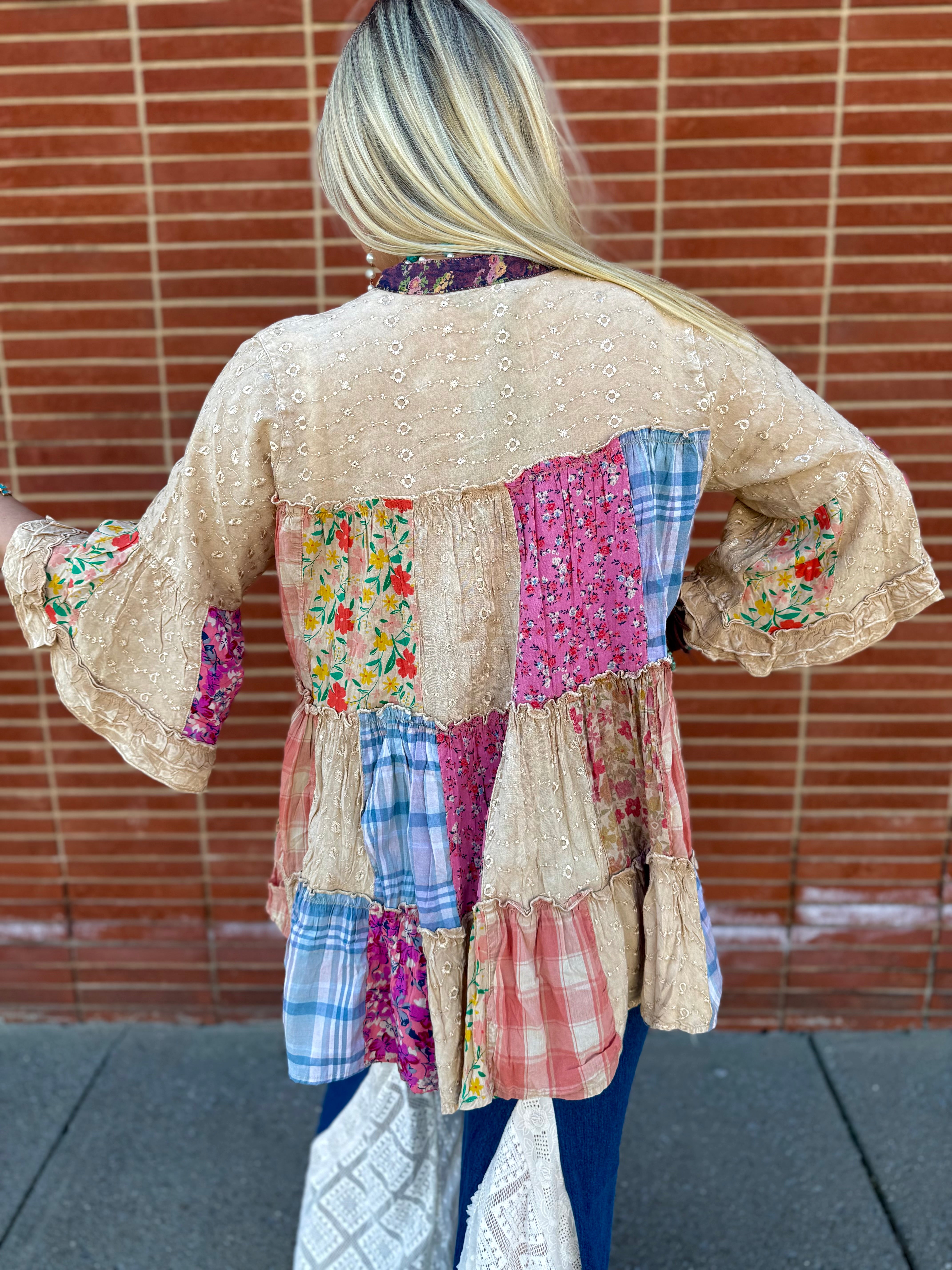 Happy Days Patchwork Top