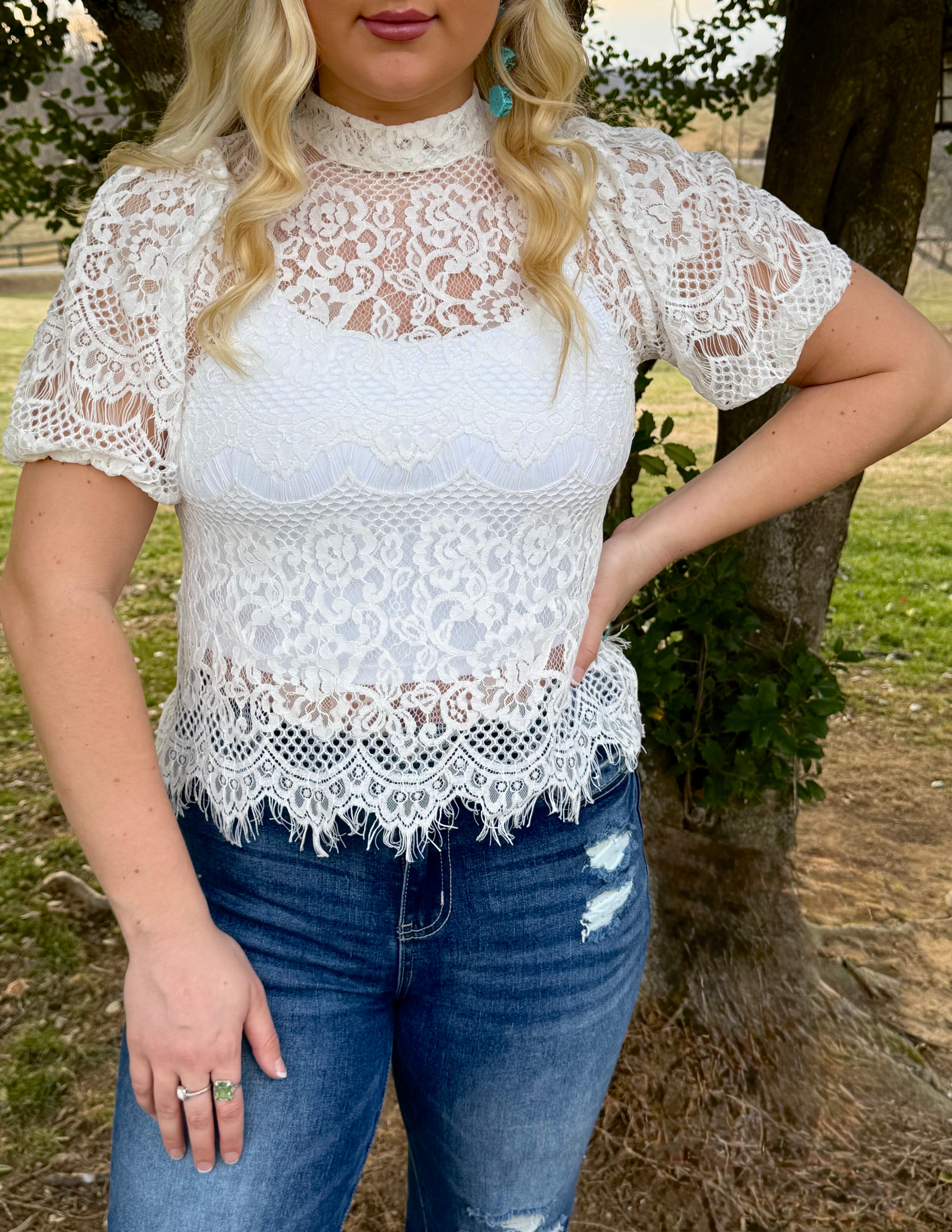 Lovely Lace Blouse