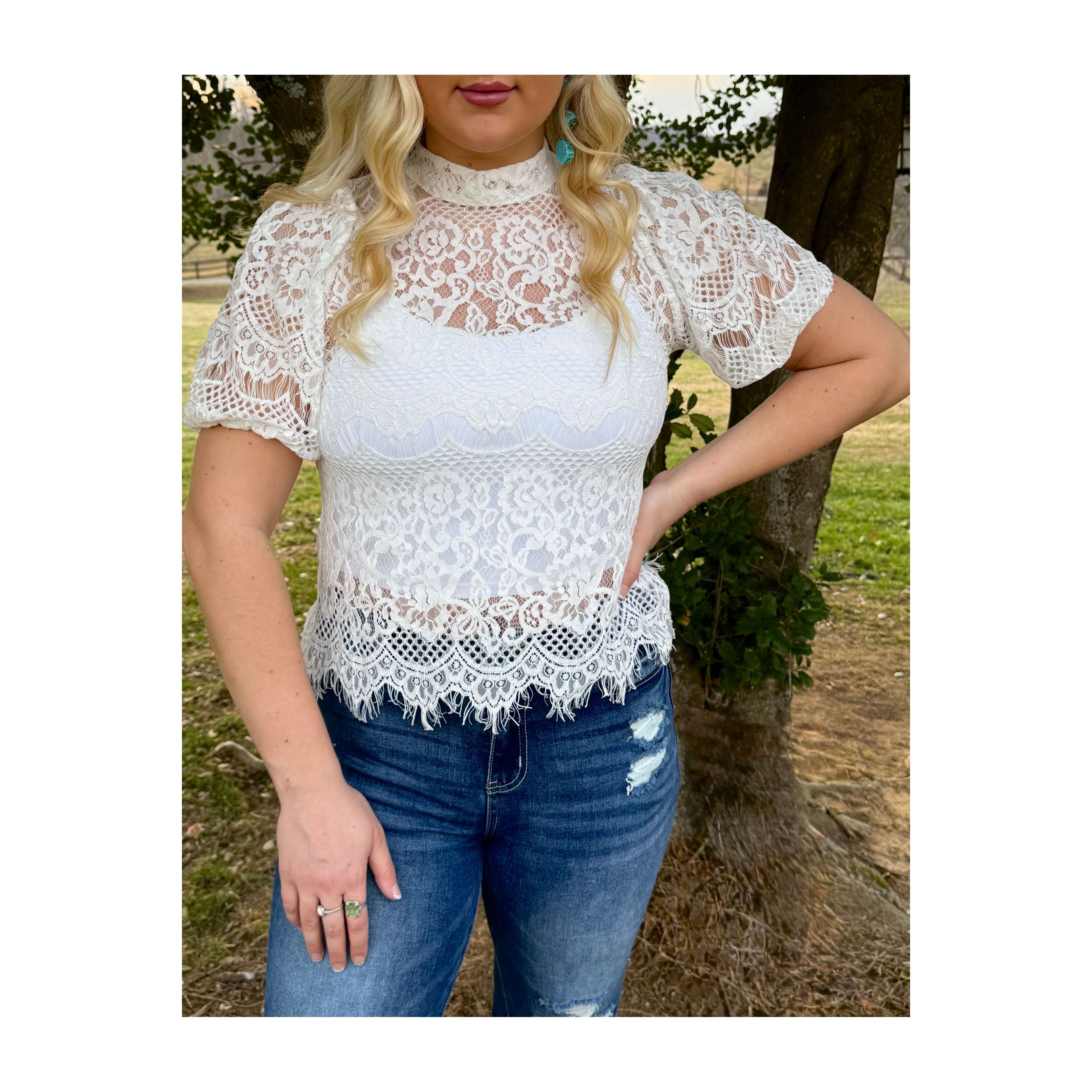 Lovely Lace Blouse