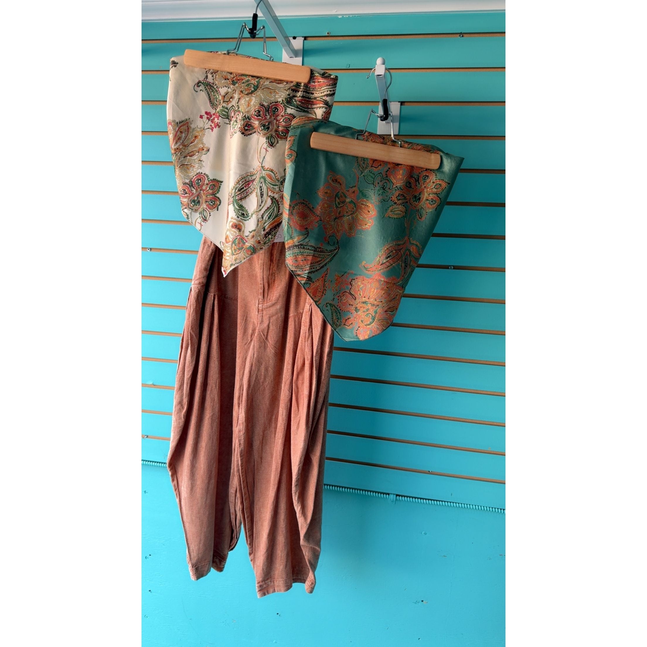 Sun Soaked Bandana Tube Top (Cream)