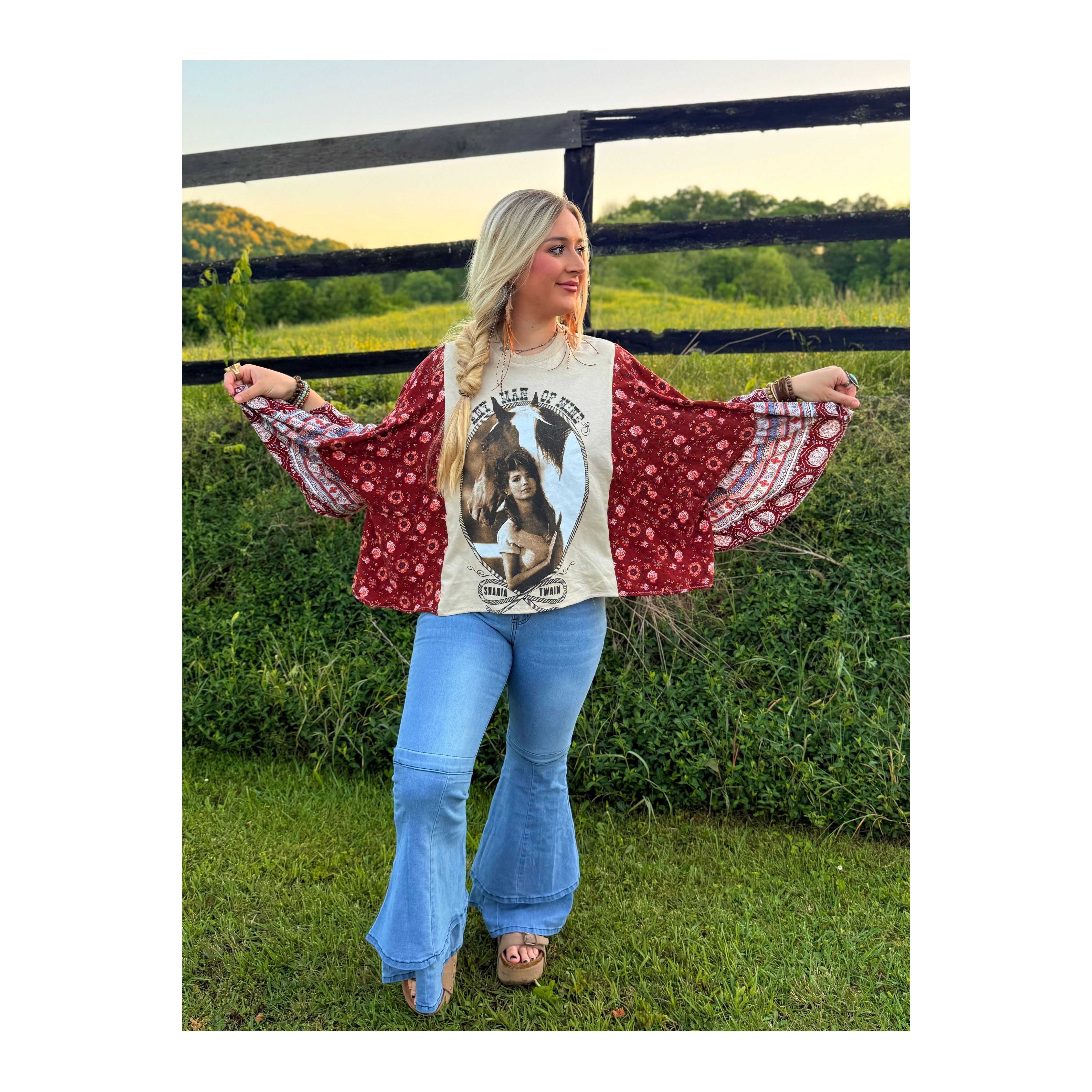 Shania Twain Upcycled Tee
